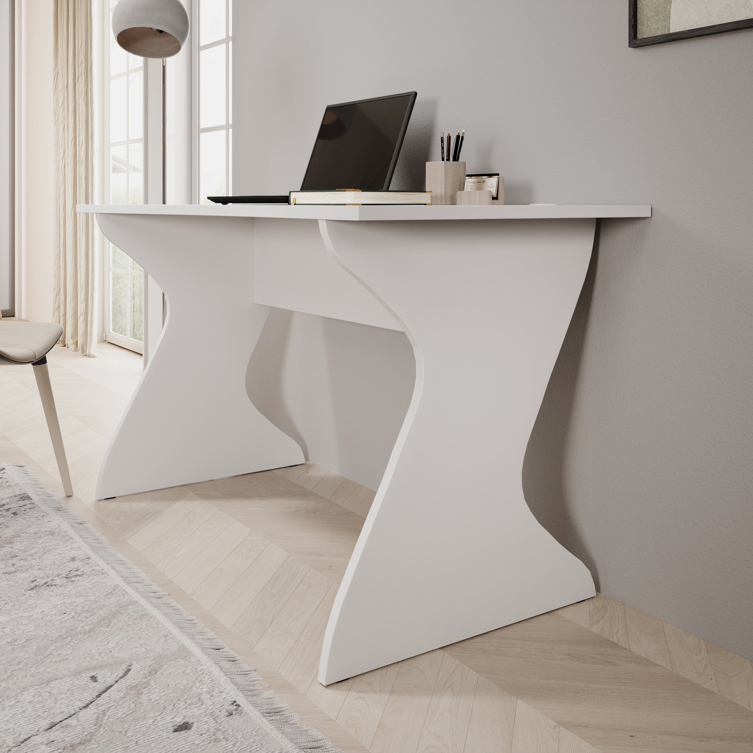 Unfold - Bureau - Wit - 140x65x76 cm