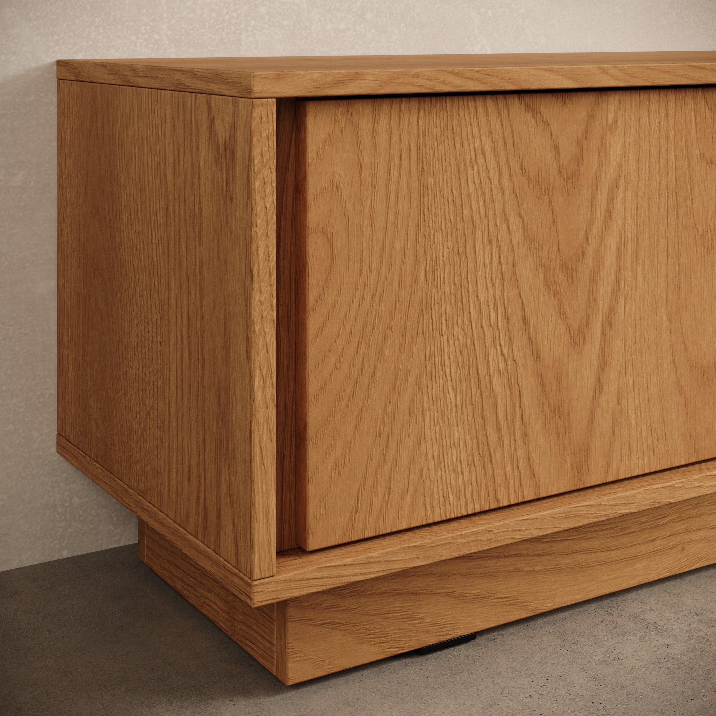 Uvera - TV-Meubel - Eikenpatroon - 230x35x41 cm