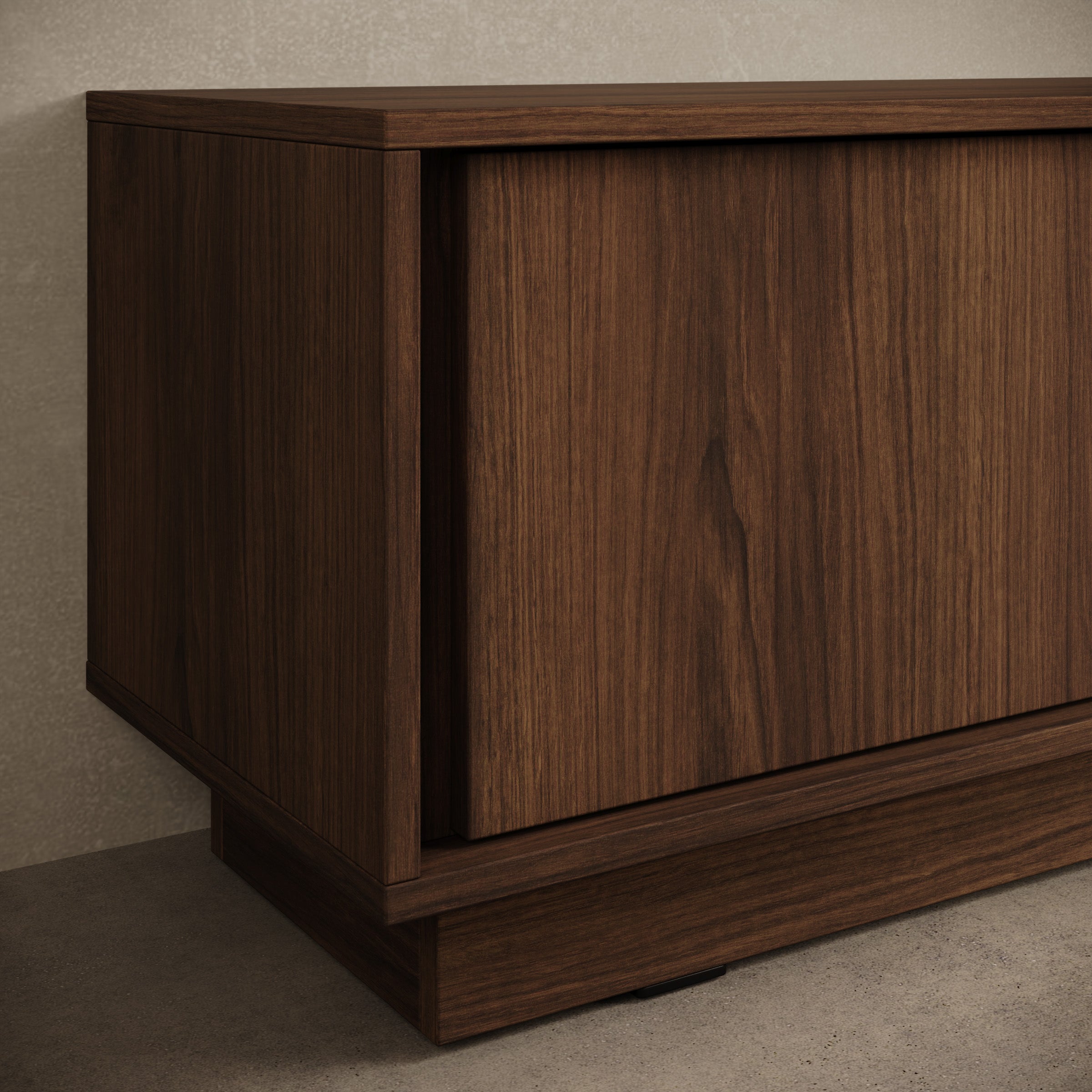 Uvera - TV-Meubel - Walnootpatroon - 230x35x41 cm