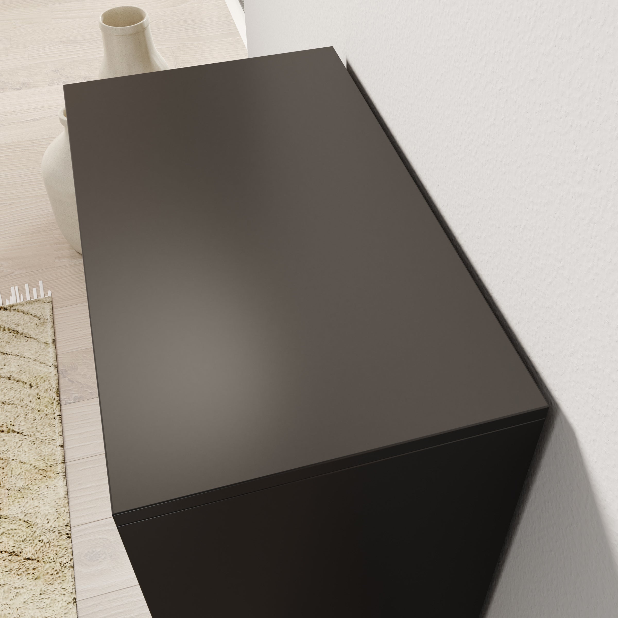 Vallée - Schoenenkast - Zwart - 60x34x87 cm