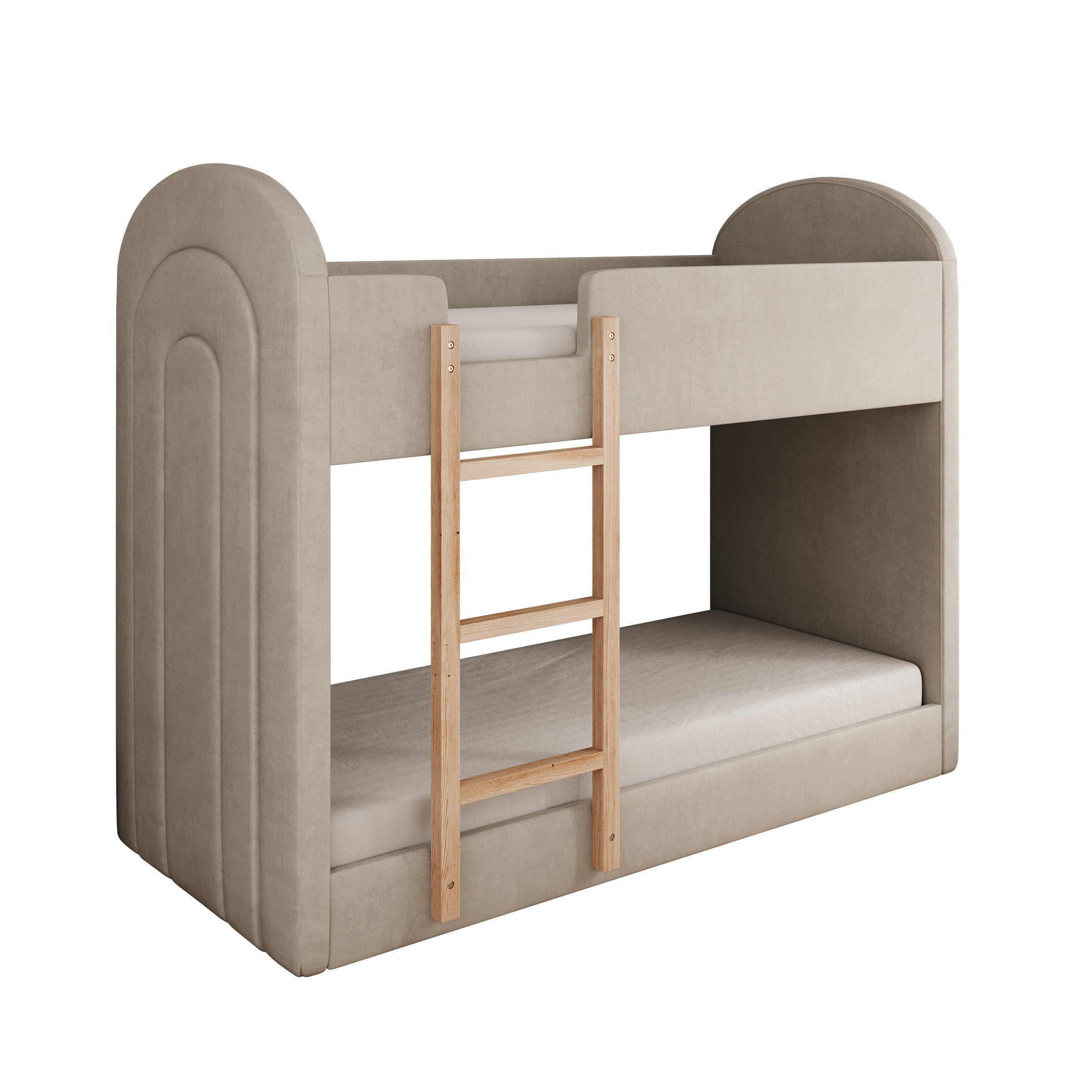 Vanta - Stapelbed - Velvet beige - 90x200 cm