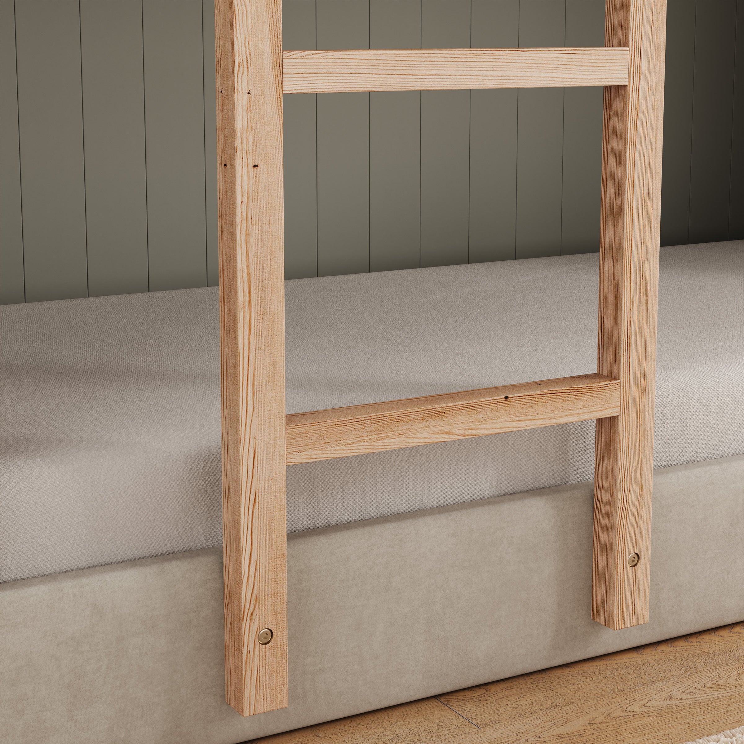 Vanta - Stapelbed - Velvet beige - 90x200 cm