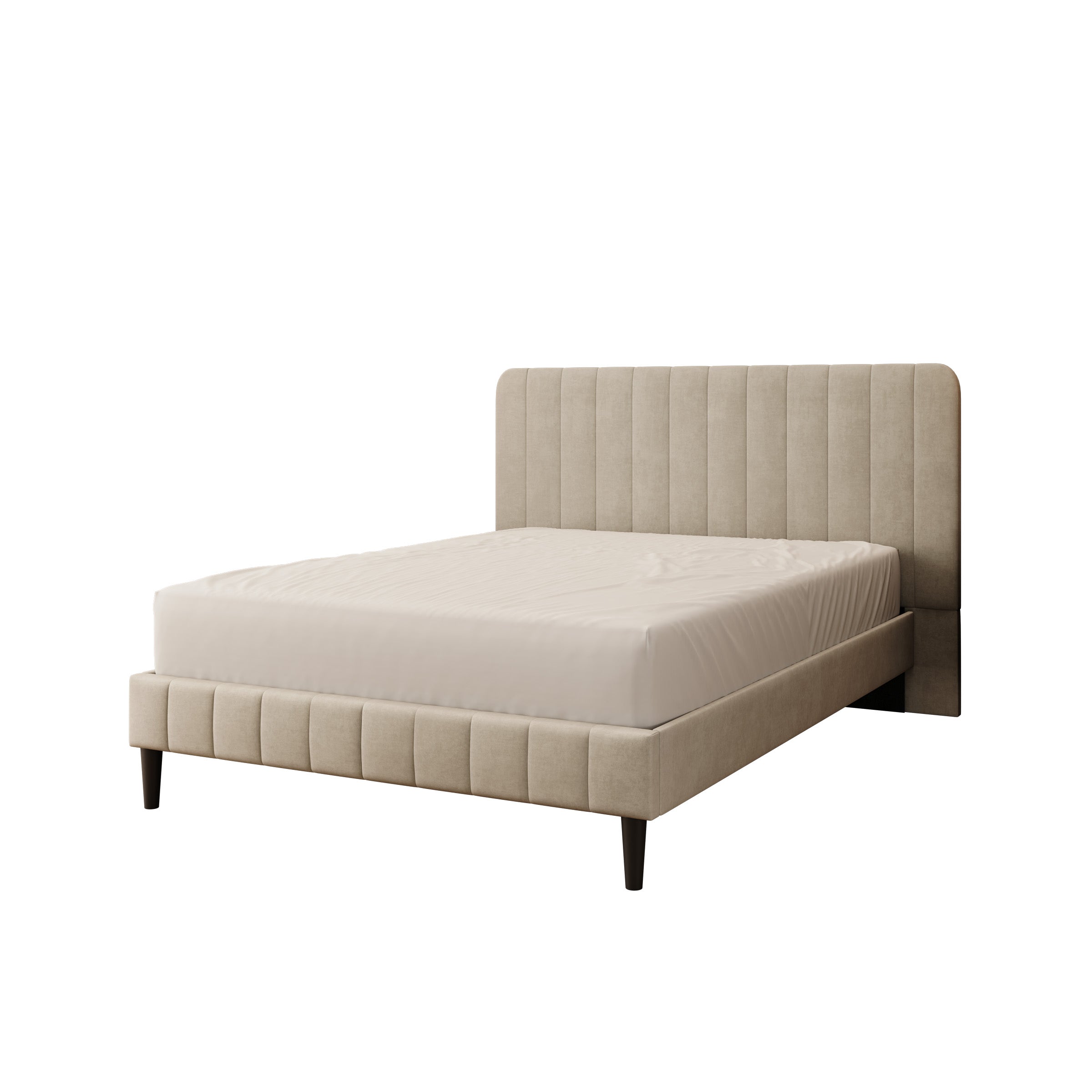 Velamar - Tweepersoonsbed - Velvet beige - 140x200 cm