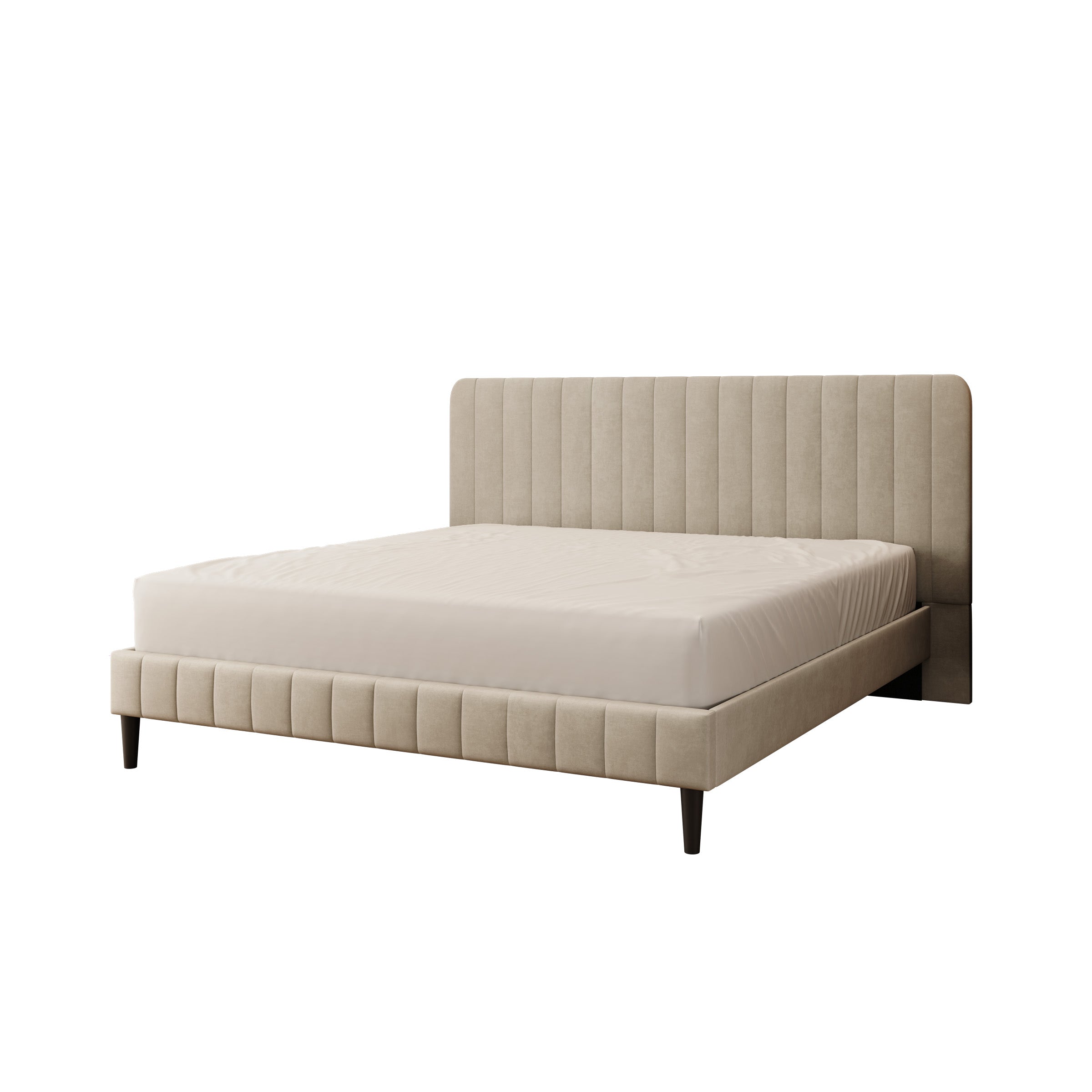 Velamar - Tweepersoonsbed - Velvet beige - 180x200 cm