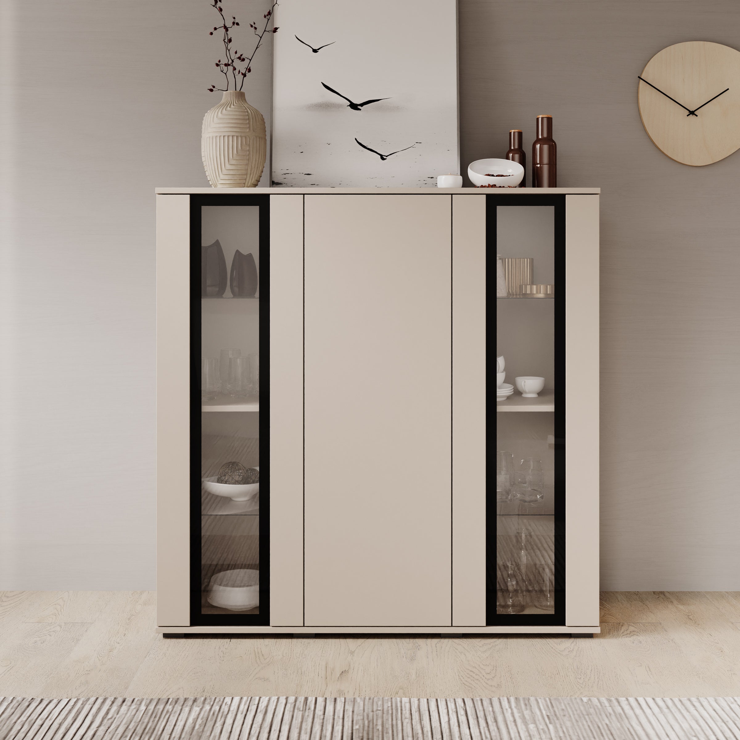 Verity 7 - Dressoir - Beige - 120x40x103 cm