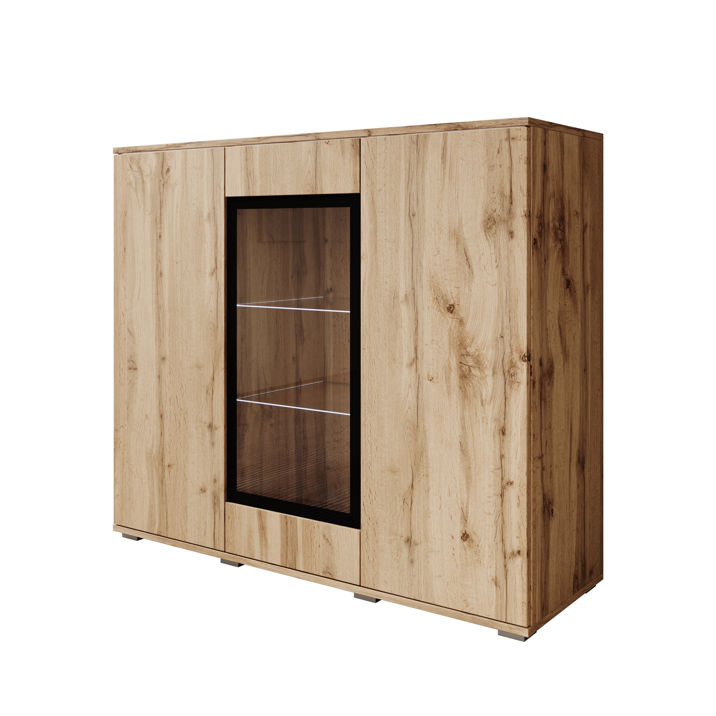 Verity 7 - Dressoir - Eikenpatroon - 120x40x103 cm