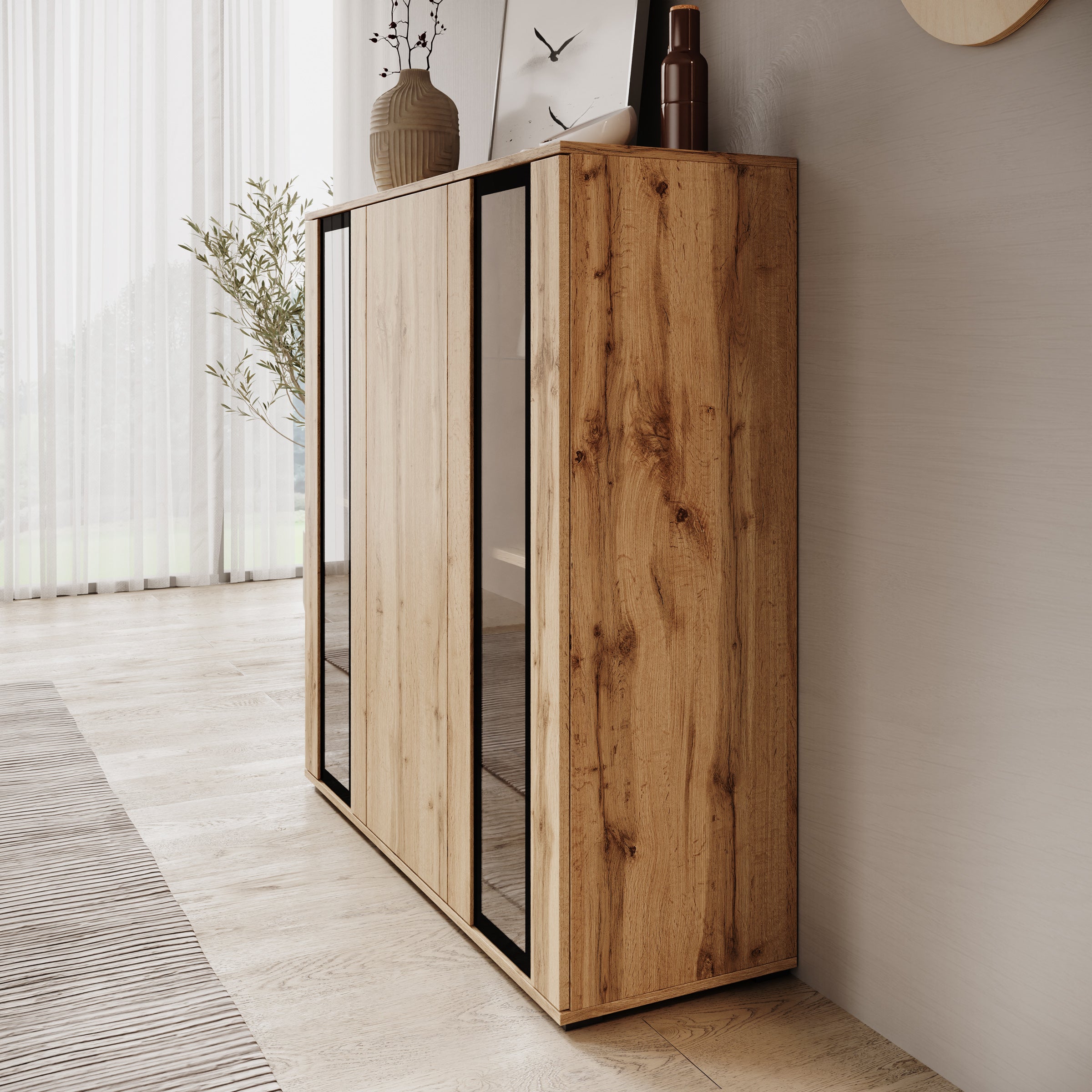Verity 7 - Dressoir - Eikenpatroon - 120x40x103 cm