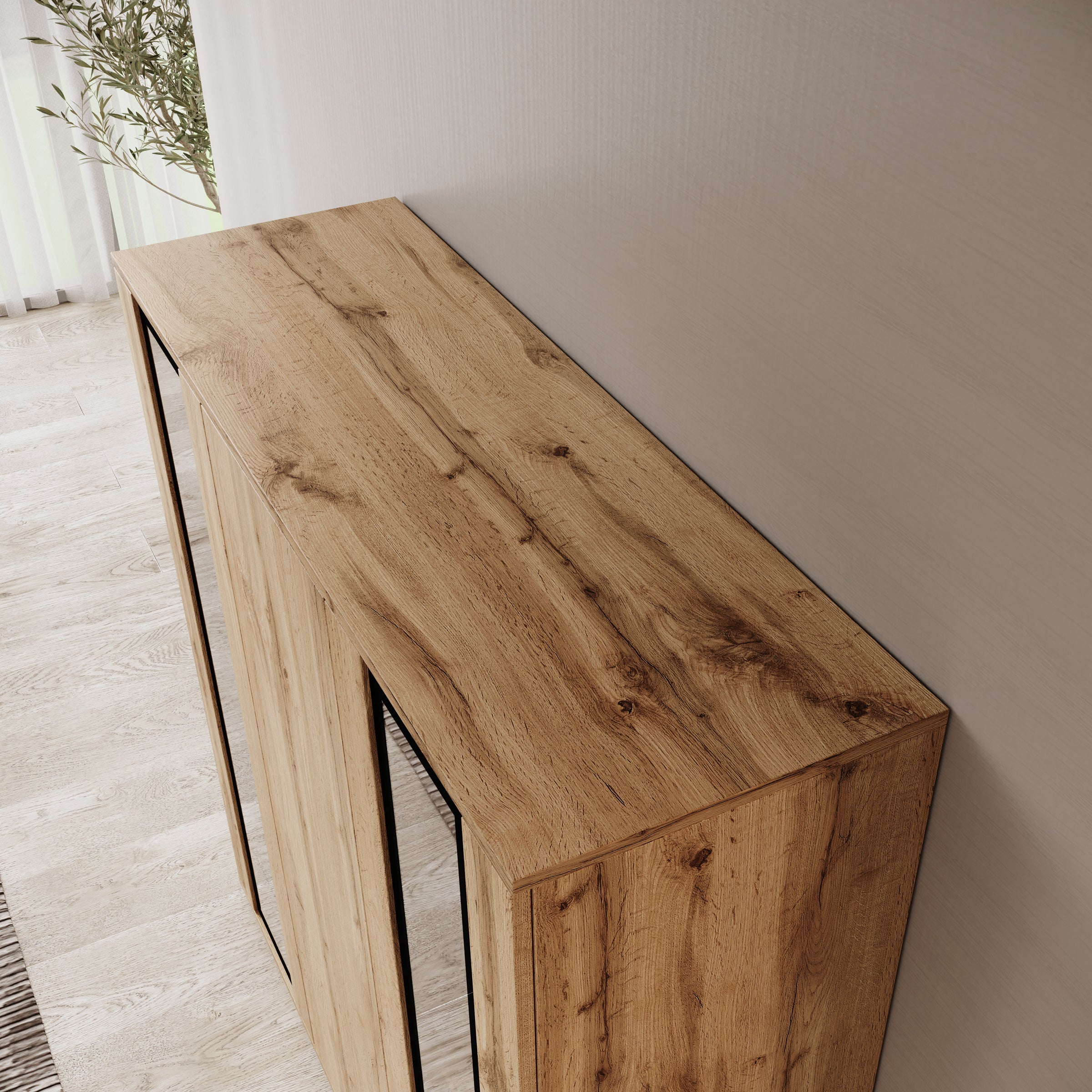 Verity 7 - Dressoir - Eikenpatroon - 120x40x103 cm