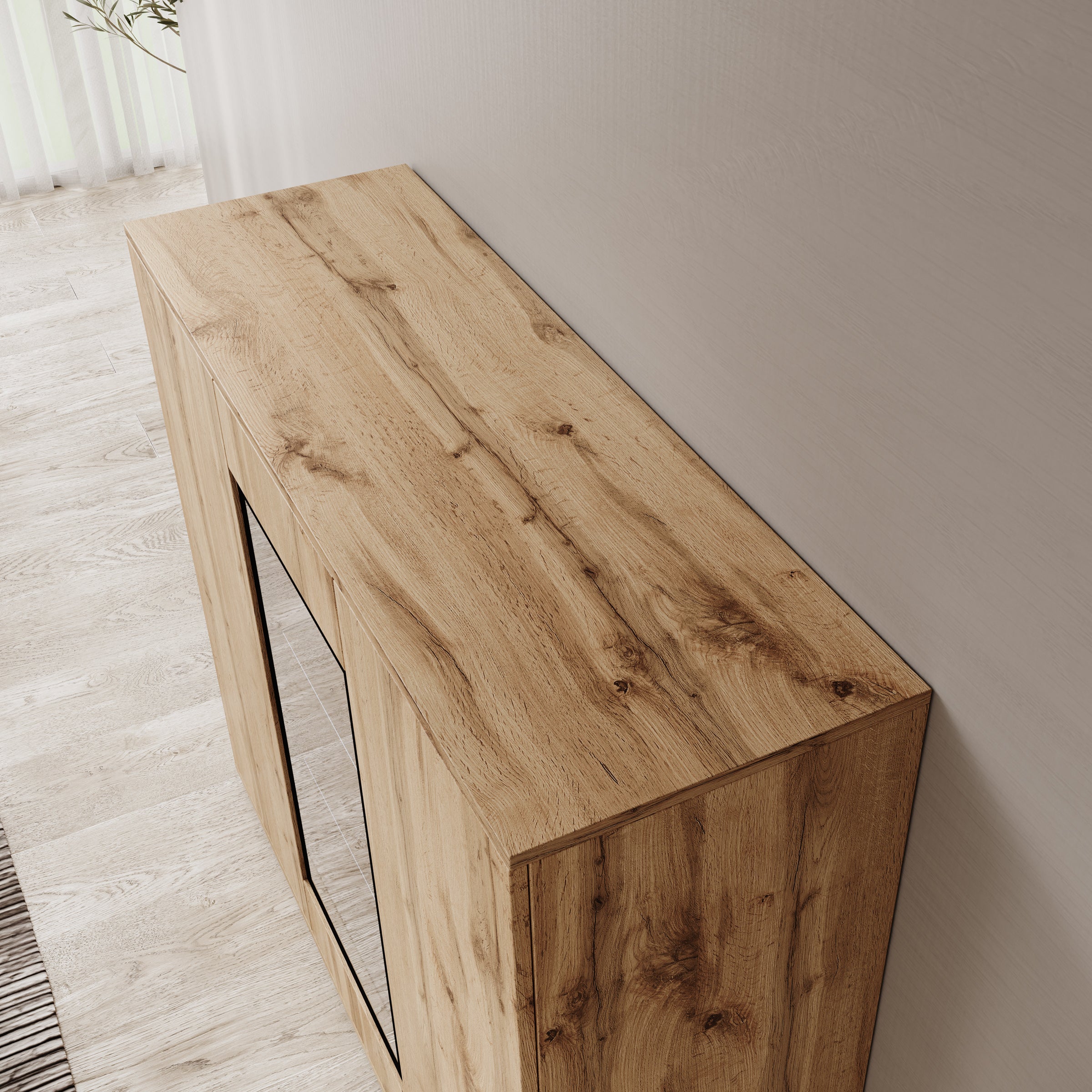 Verity 7 - Dressoir - Eikenpatroon - 120x40x103 cm