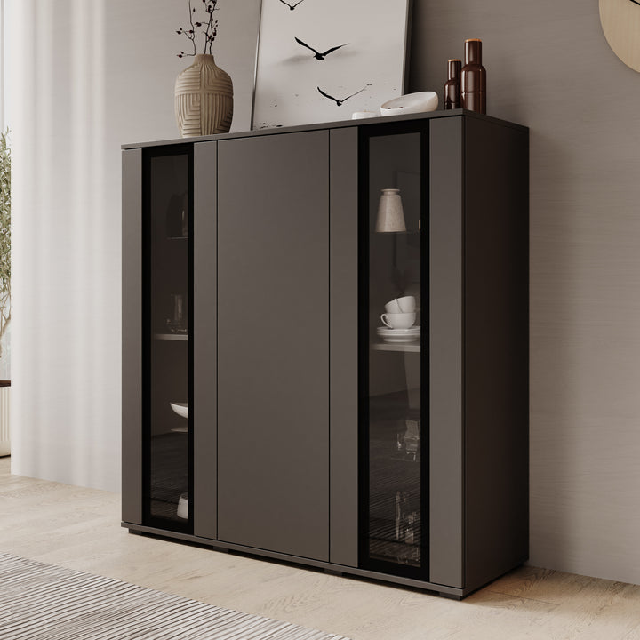 Verity 7 - Dressoir - Zwart - 120x40x103 cm