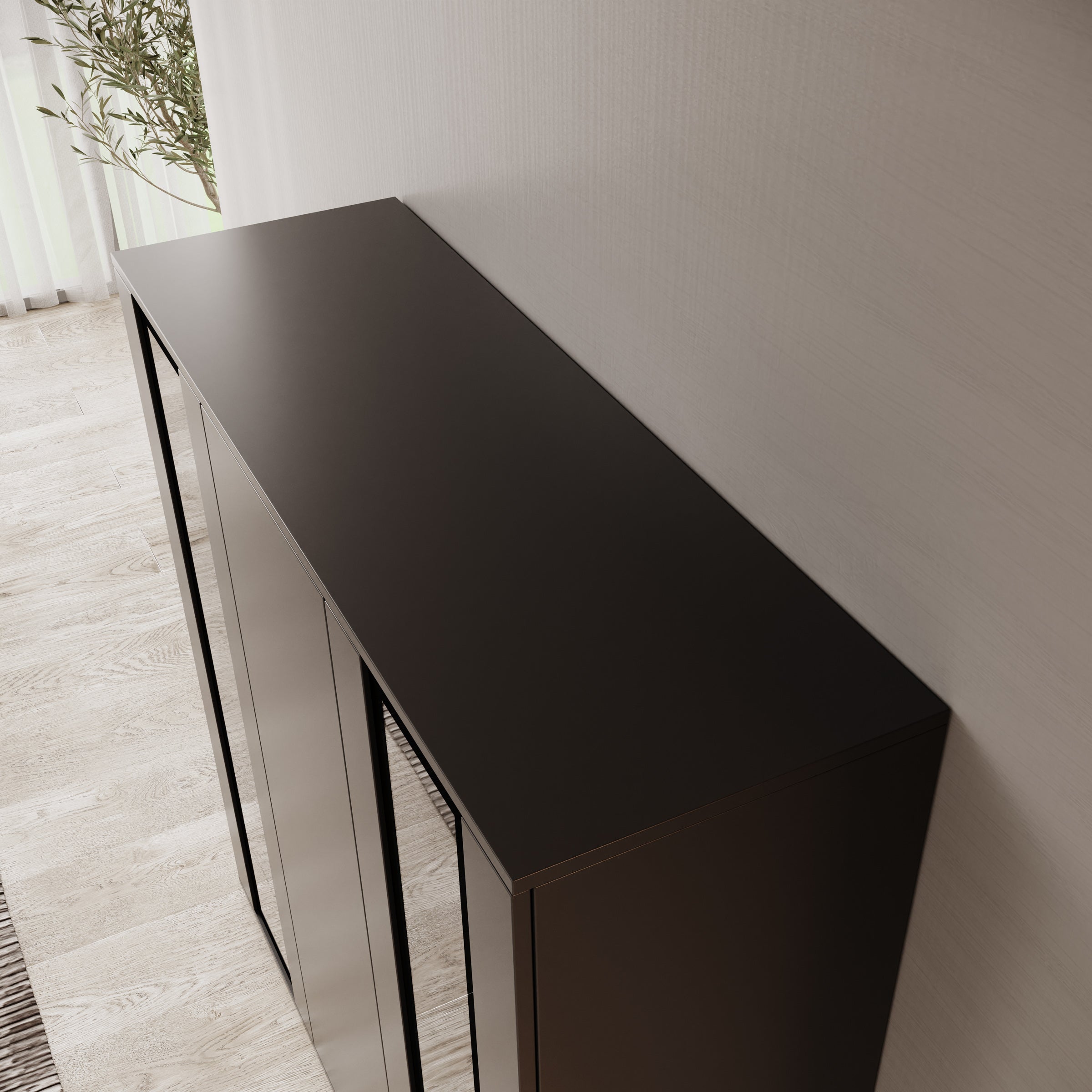 Verity 7 - Dressoir - Zwart - 120x40x103 cm