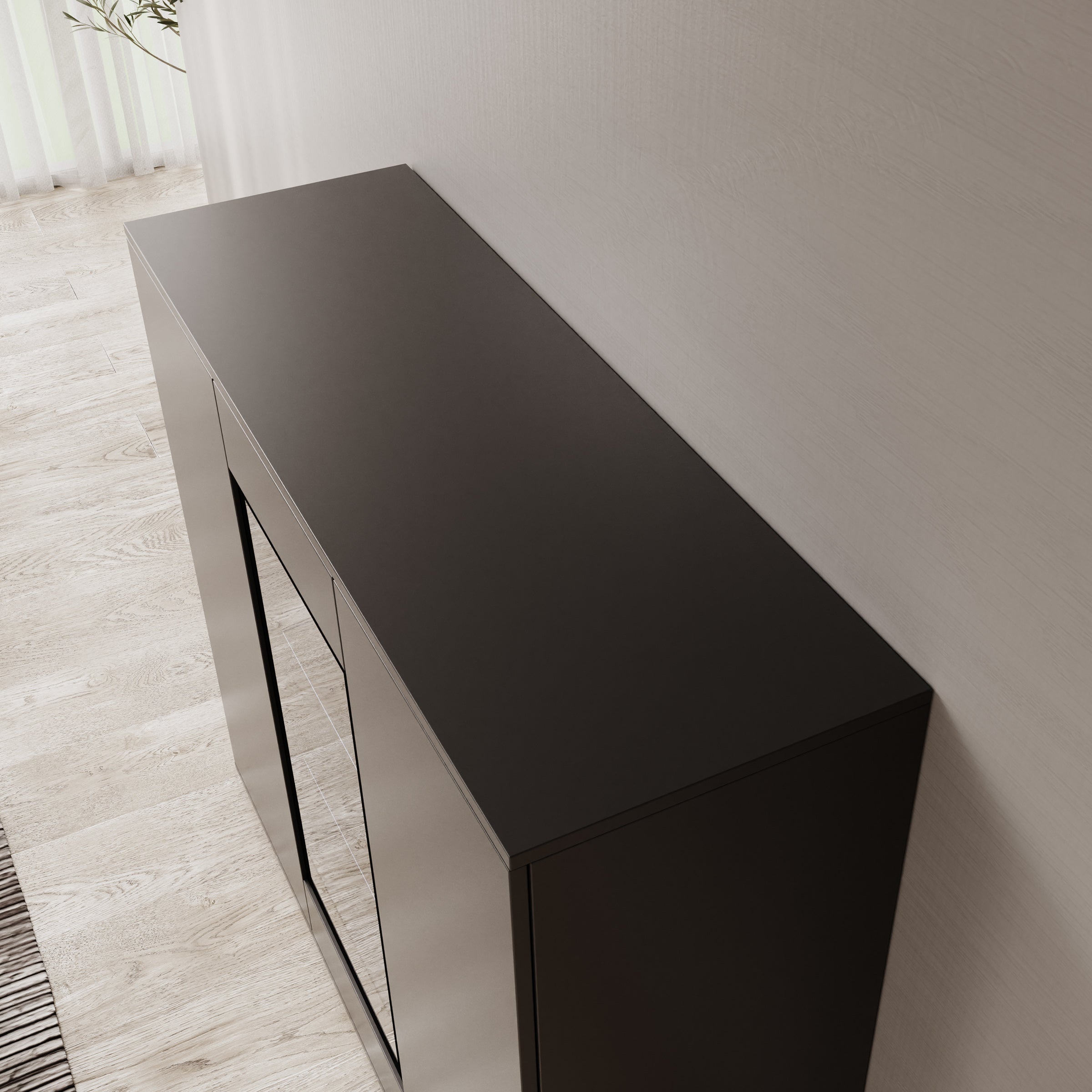 Verity 7 - Dressoir - Zwart - 120x40x103 cm