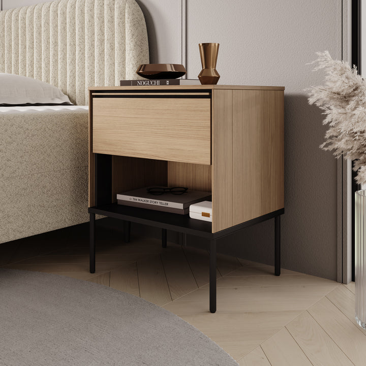 Vicious - Nachtkastje - Eiken - 51x41x62 cm