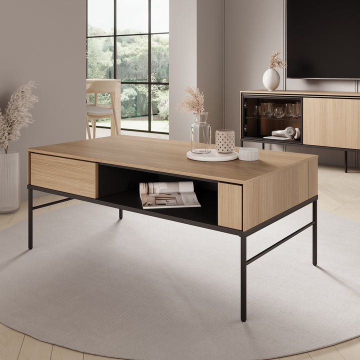 Vicious - Salontafel - Eiken - 110x60x45 cm