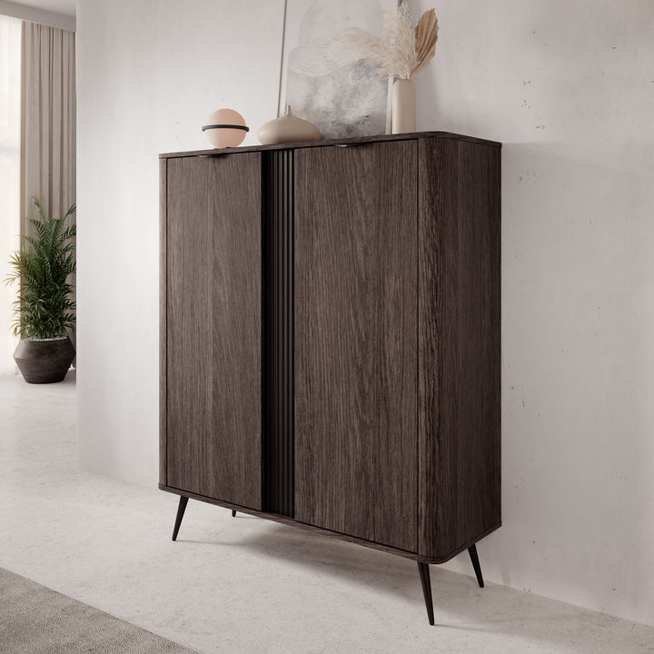 Victoria - Dressoir - Donker eiken - 113x38x134 cm