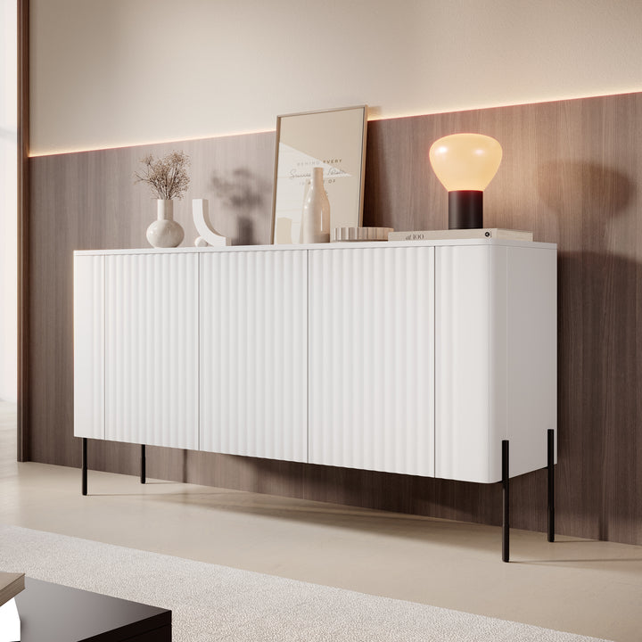 Vivi - Dressoir - Wit - 150x40x80 cm