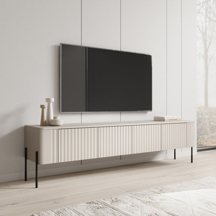 Vivi - TV-Meubel - Beige - 190x40x50 cm