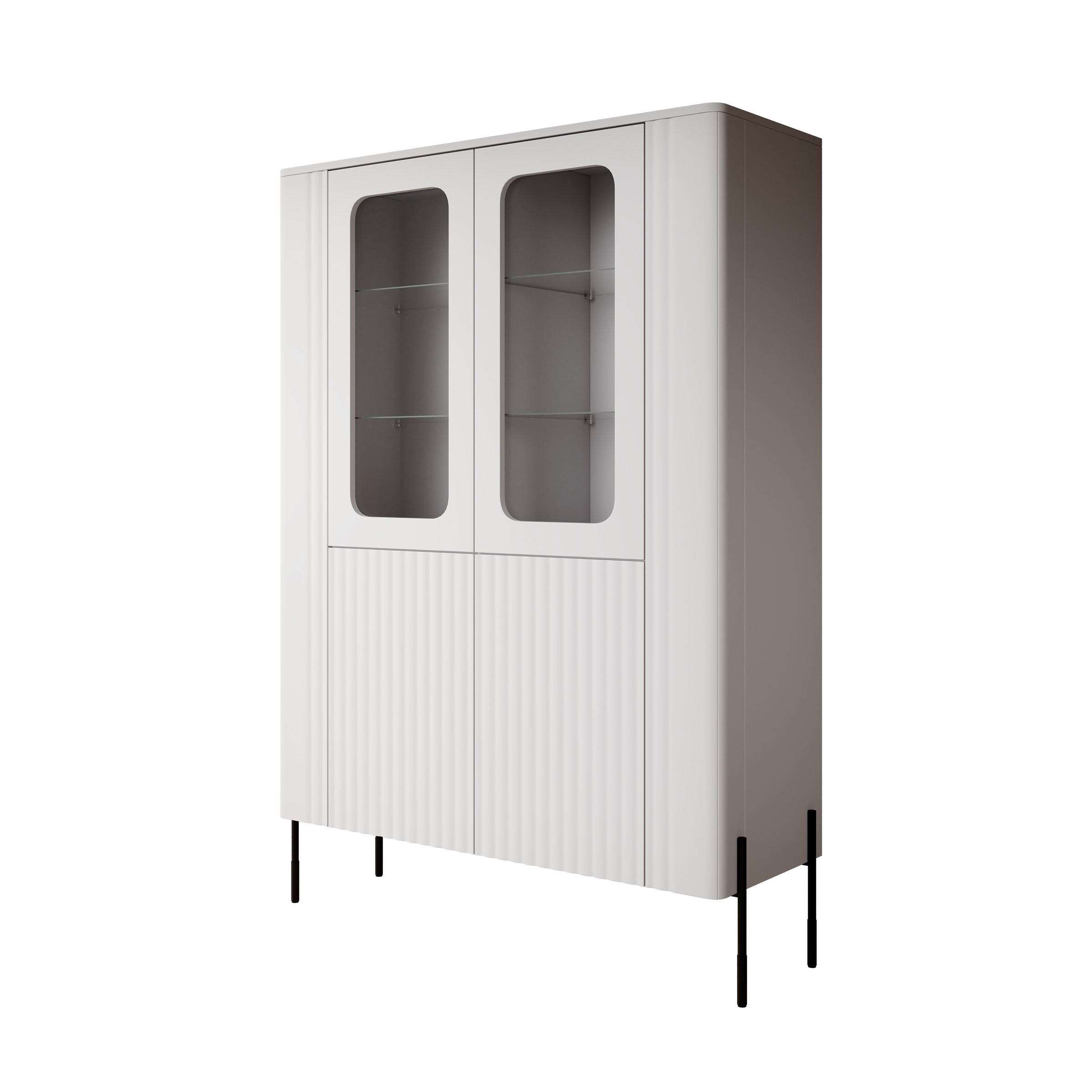 Vivi - Vitrinekast - Wit - 110x40x160 cm