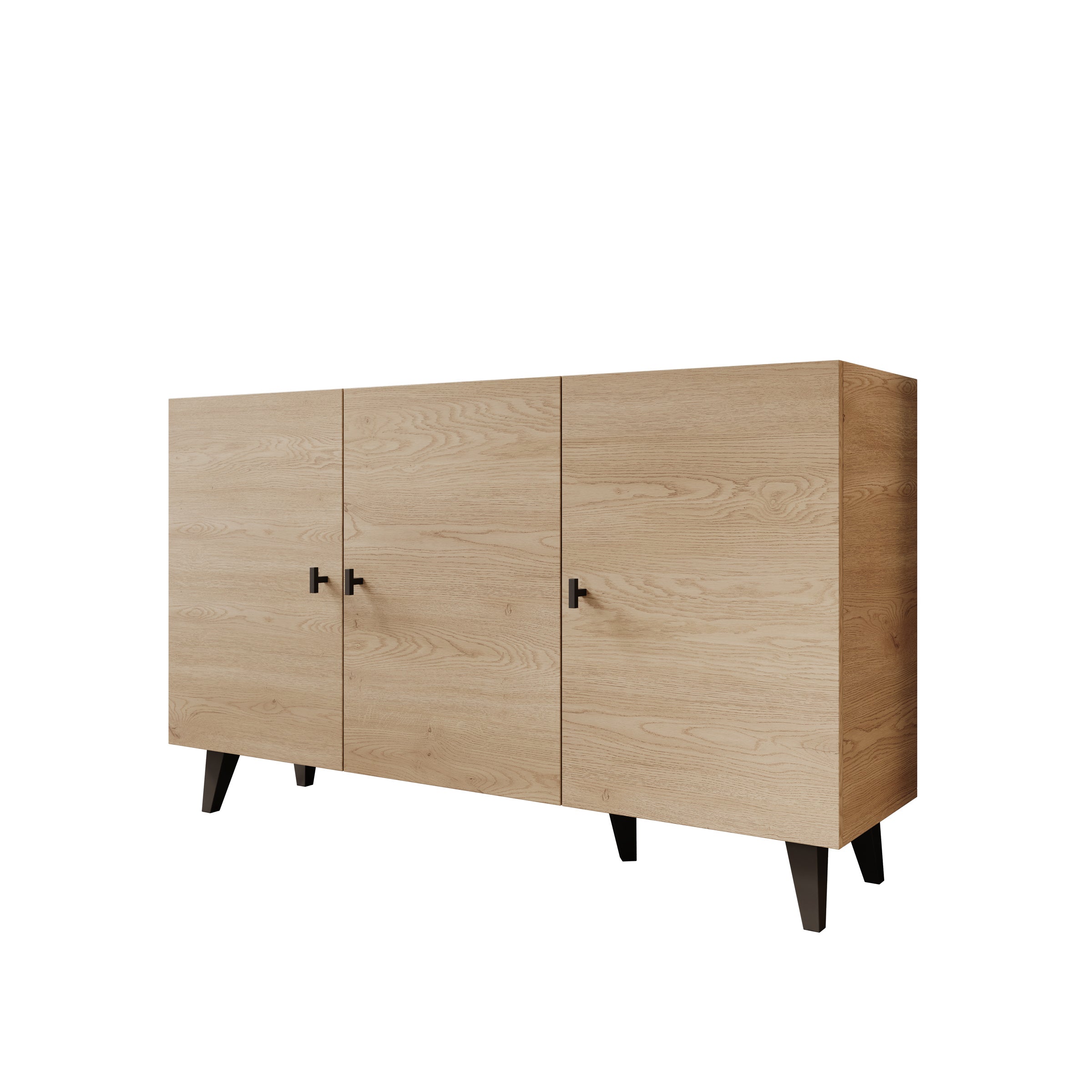 Vornas - Dressoir - Eikenpatroon - 151x40x90 cm