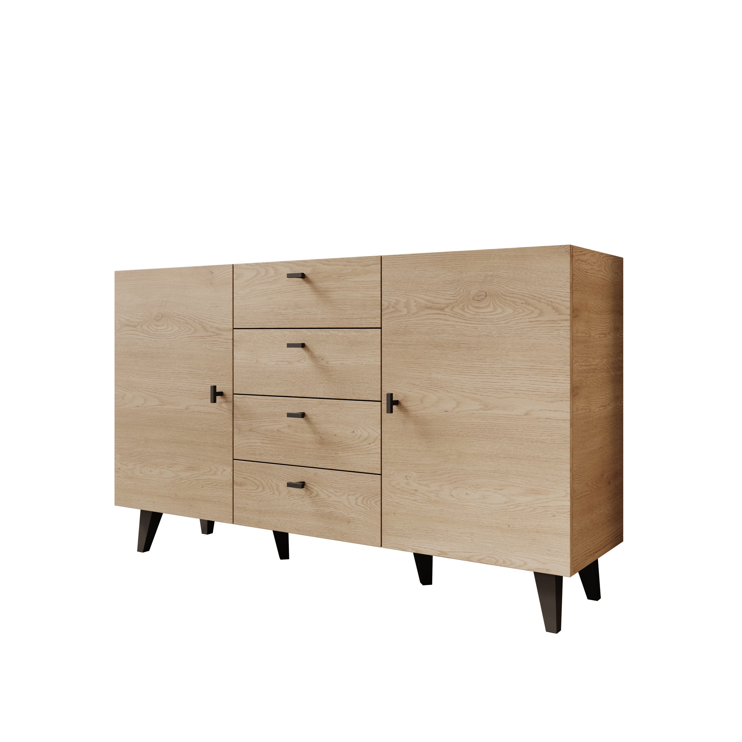 Vornas 2 - Dressoir - Eikenpatroon - 151x40x90 cm