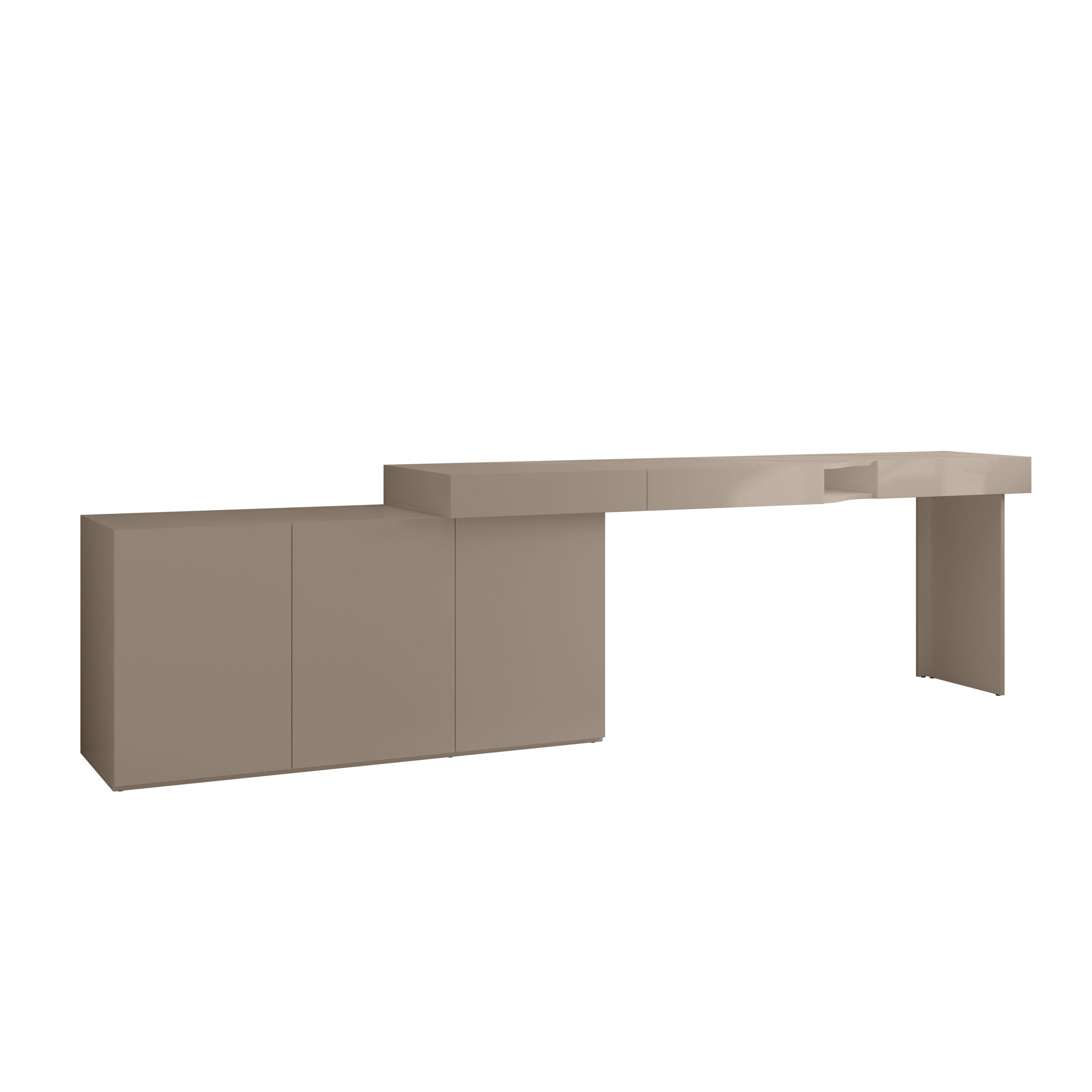 Whenua - Bureau links - Beige - 301x55x79 cm