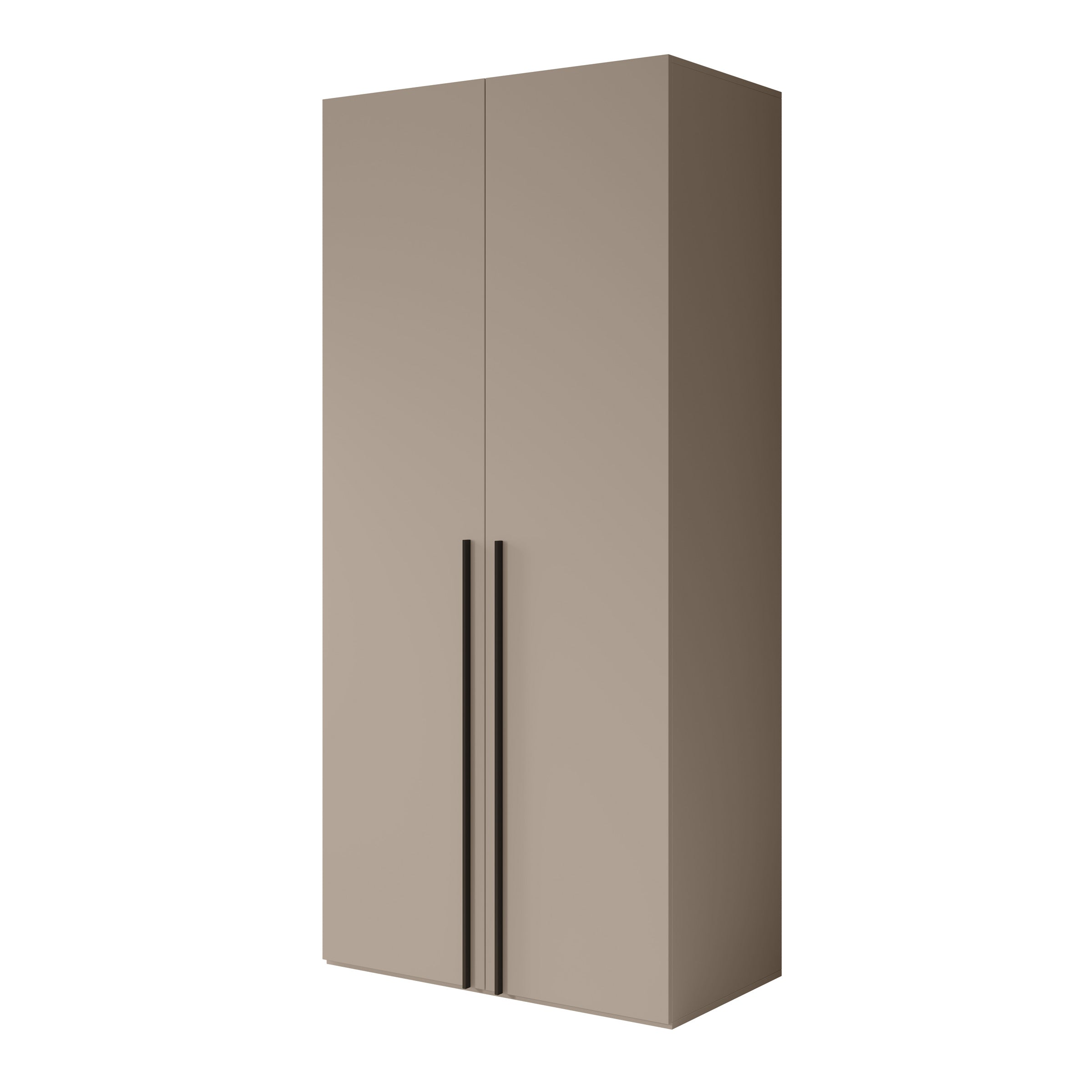 Whenua - Kledingkast met 2 deuren - Beige - 100x55x216 cm