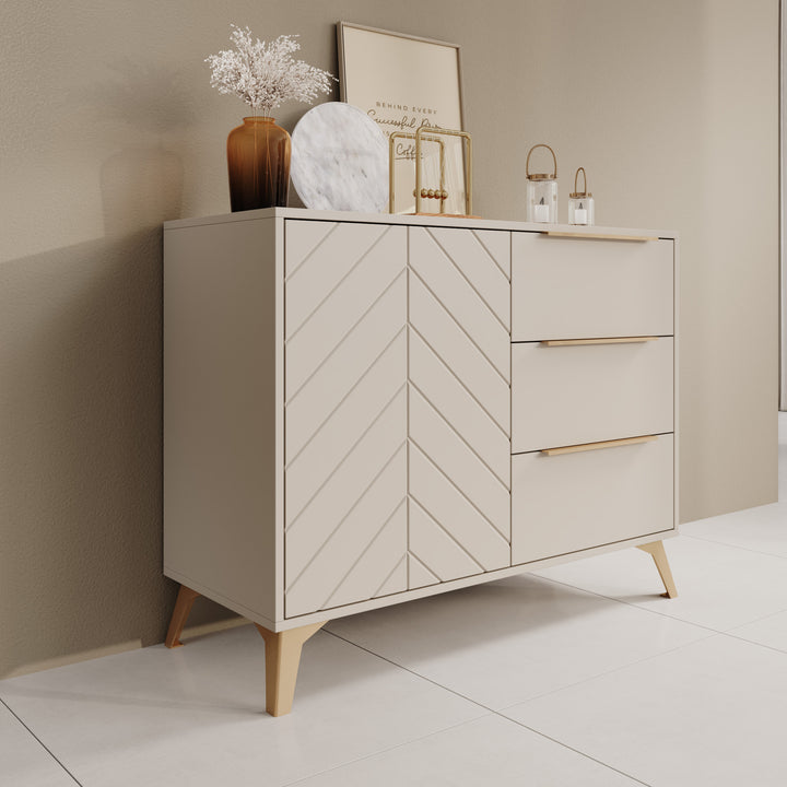 Xiano - Dressoir - Beige - 104x40x80 cm