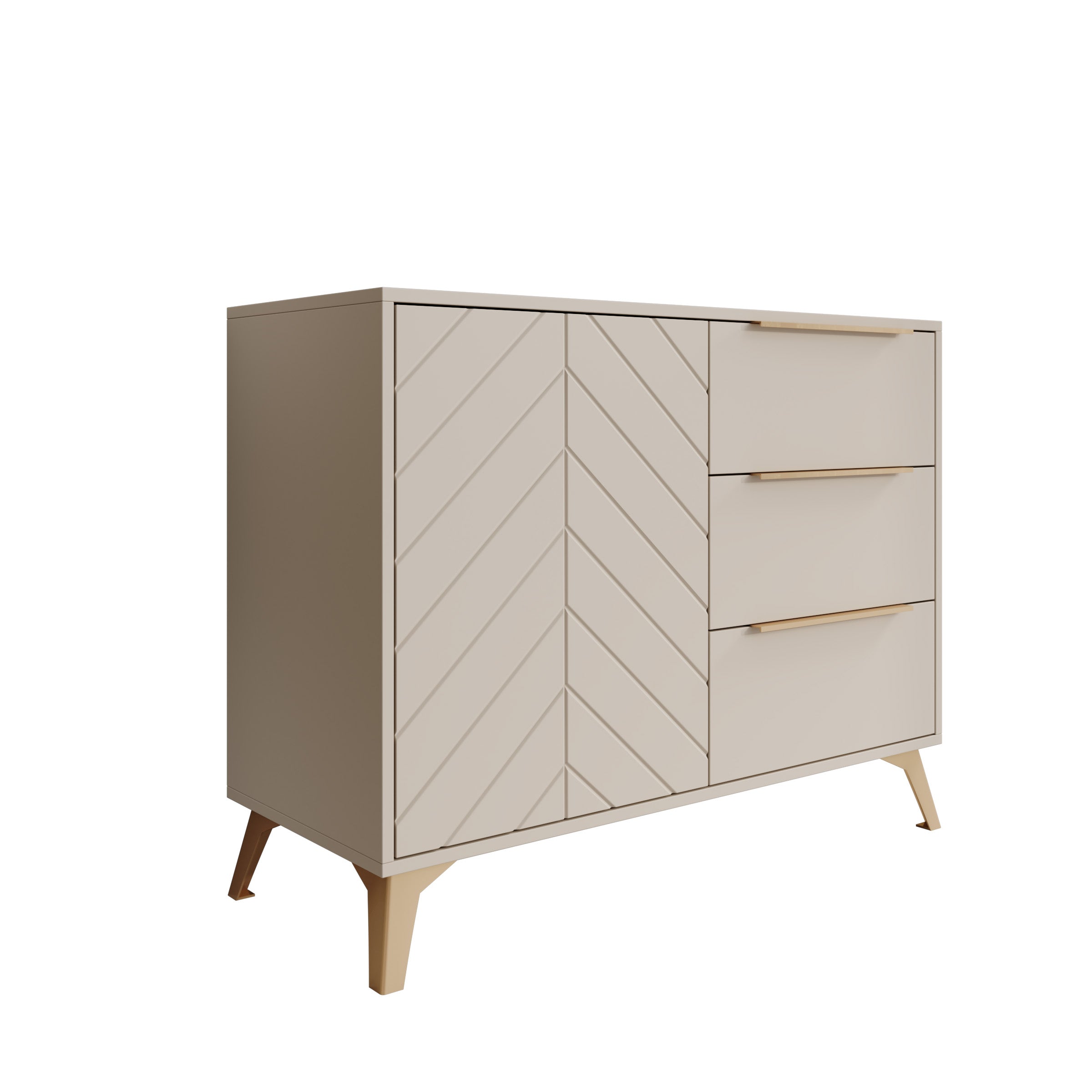 Xiano - Dressoir - Beige - 104x40x80 cm