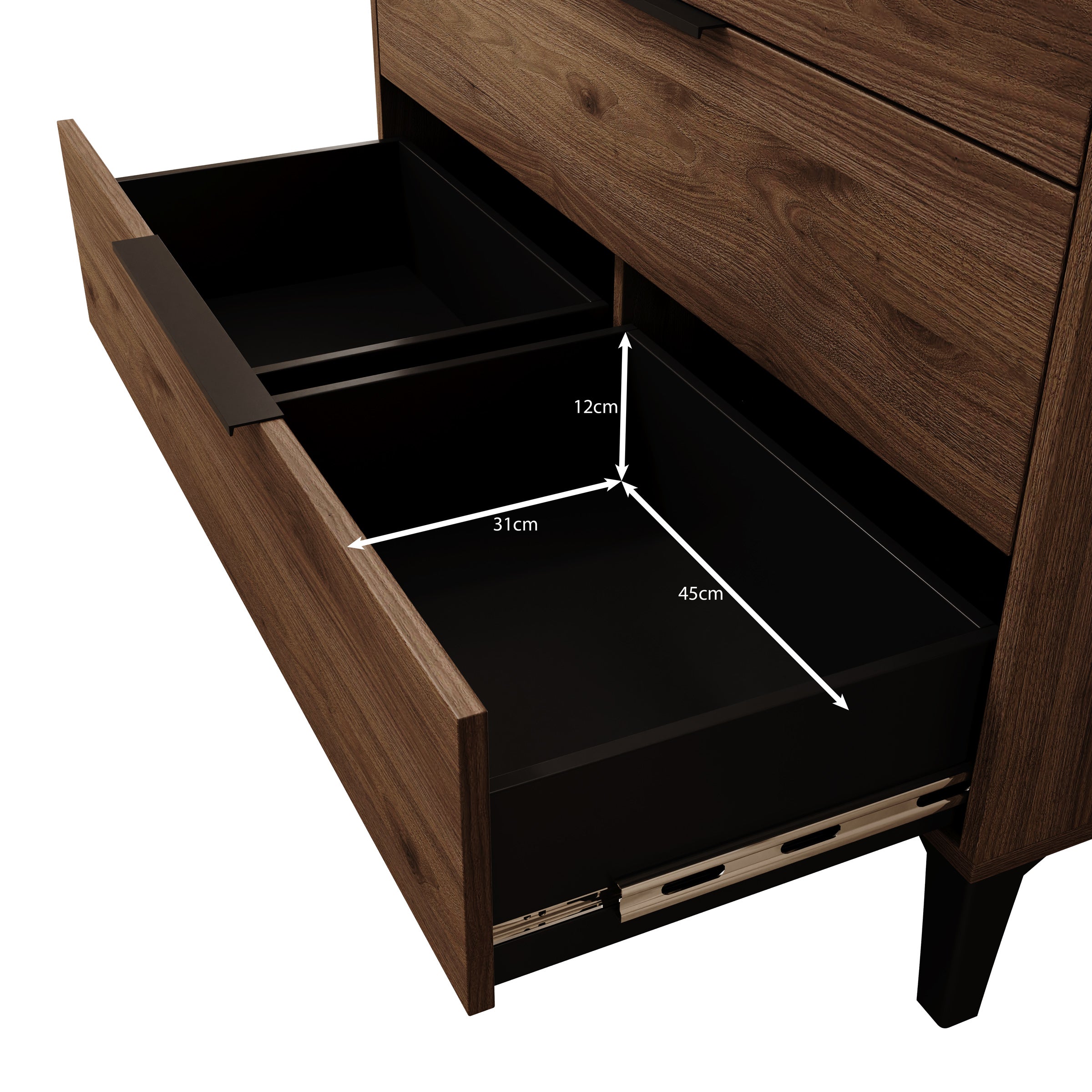 Xiano - Kledingkast 2 deurs - Donker eikenpatroon - 104x40x180 cm