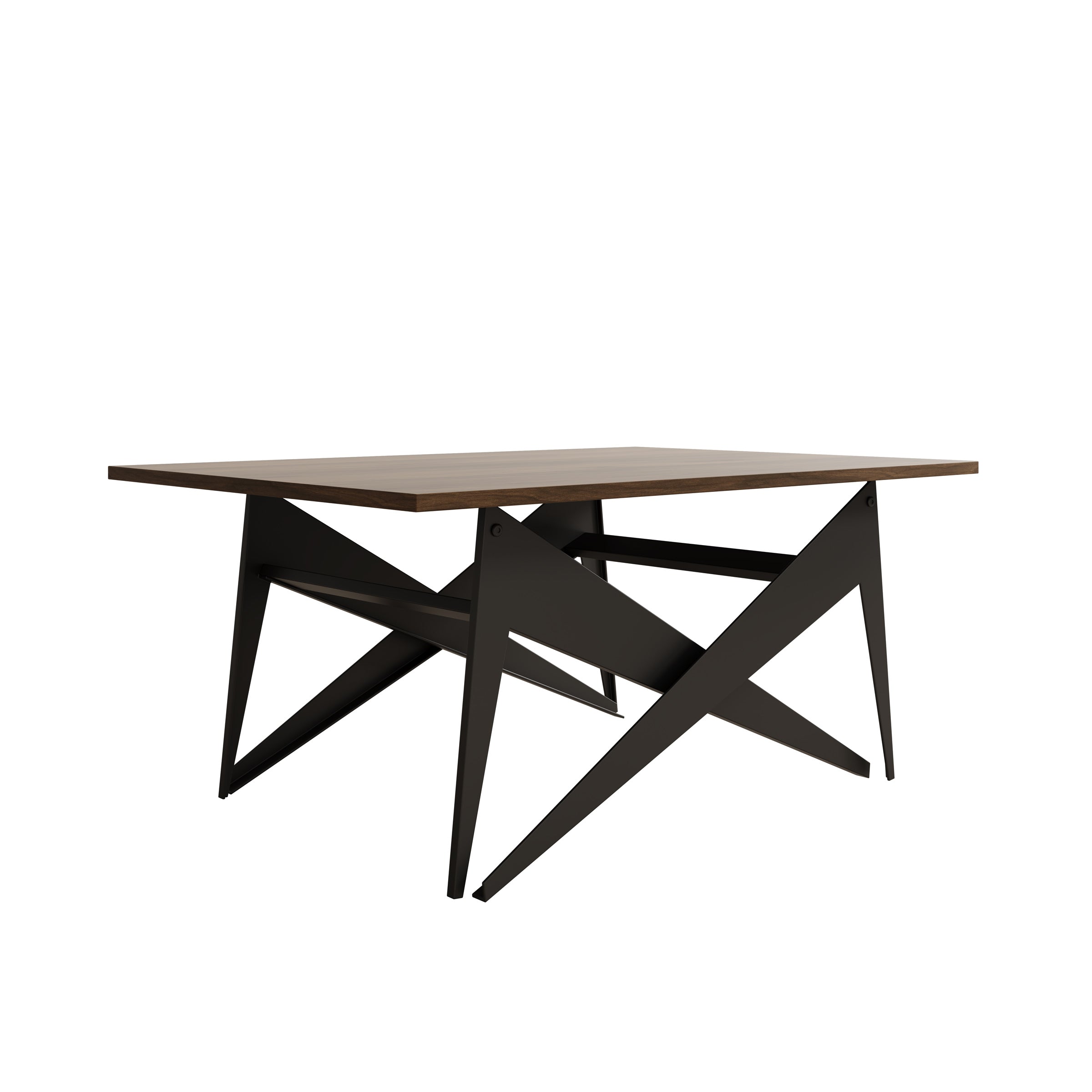 Xyra - Salontafel uitschuifbaar tot eettafel - Donker eikenpatroon - 90x70x45 cm