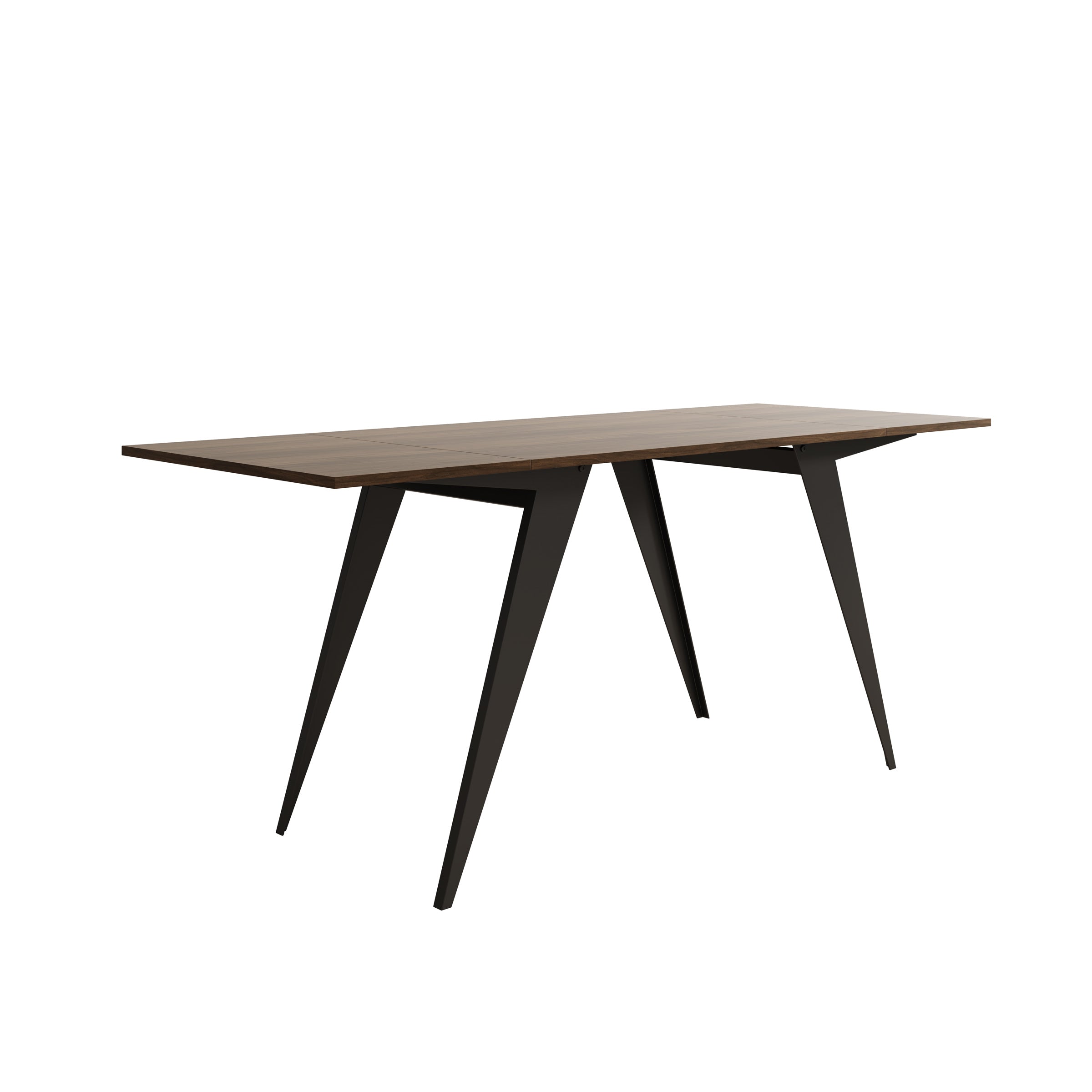 Xyra - Salontafel uitschuifbaar tot eettafel - Donker eikenpatroon - 90x70x45 cm