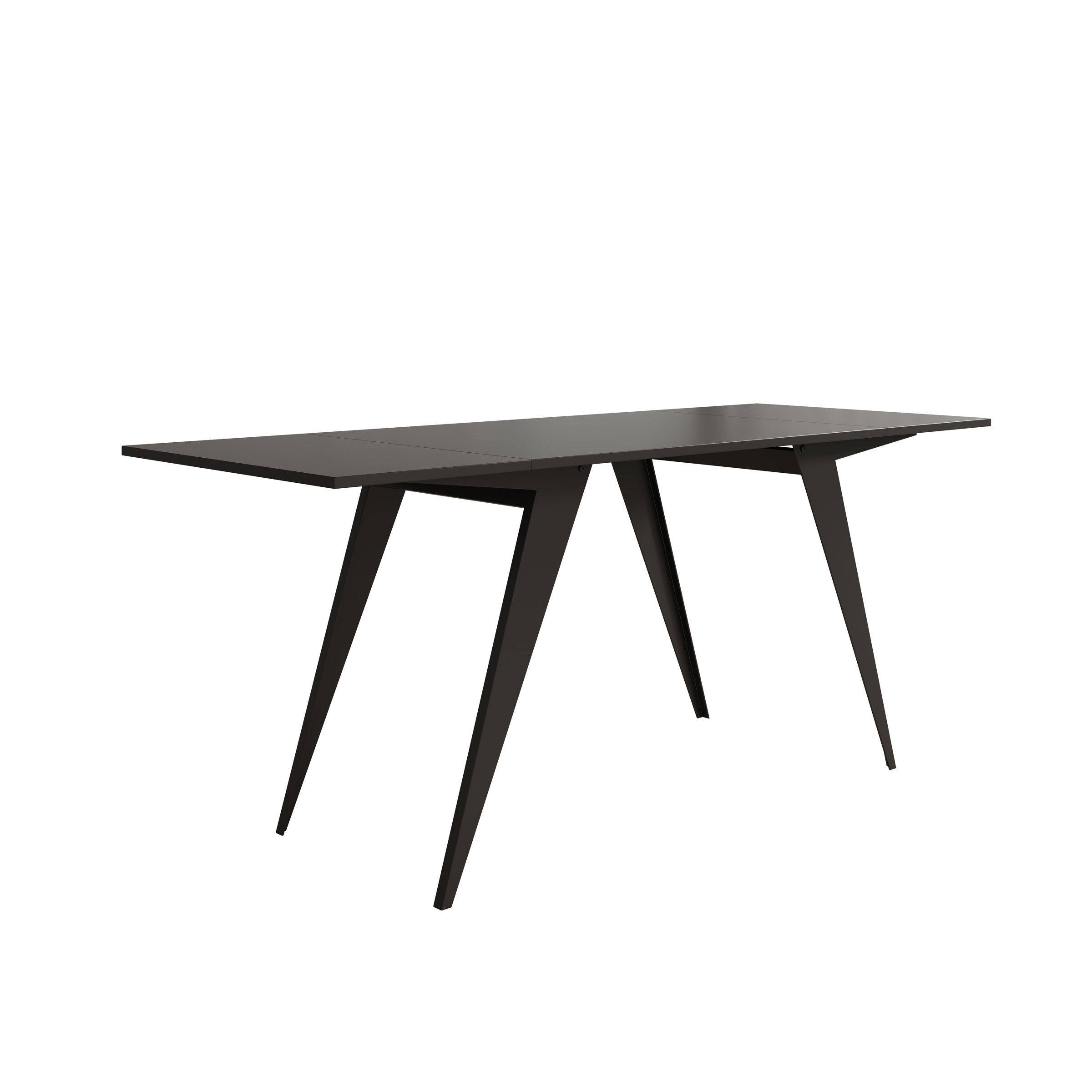 Xyra - Salontafel uitschuifbaar tot eettafel - Zwart - 90x70x45 cm