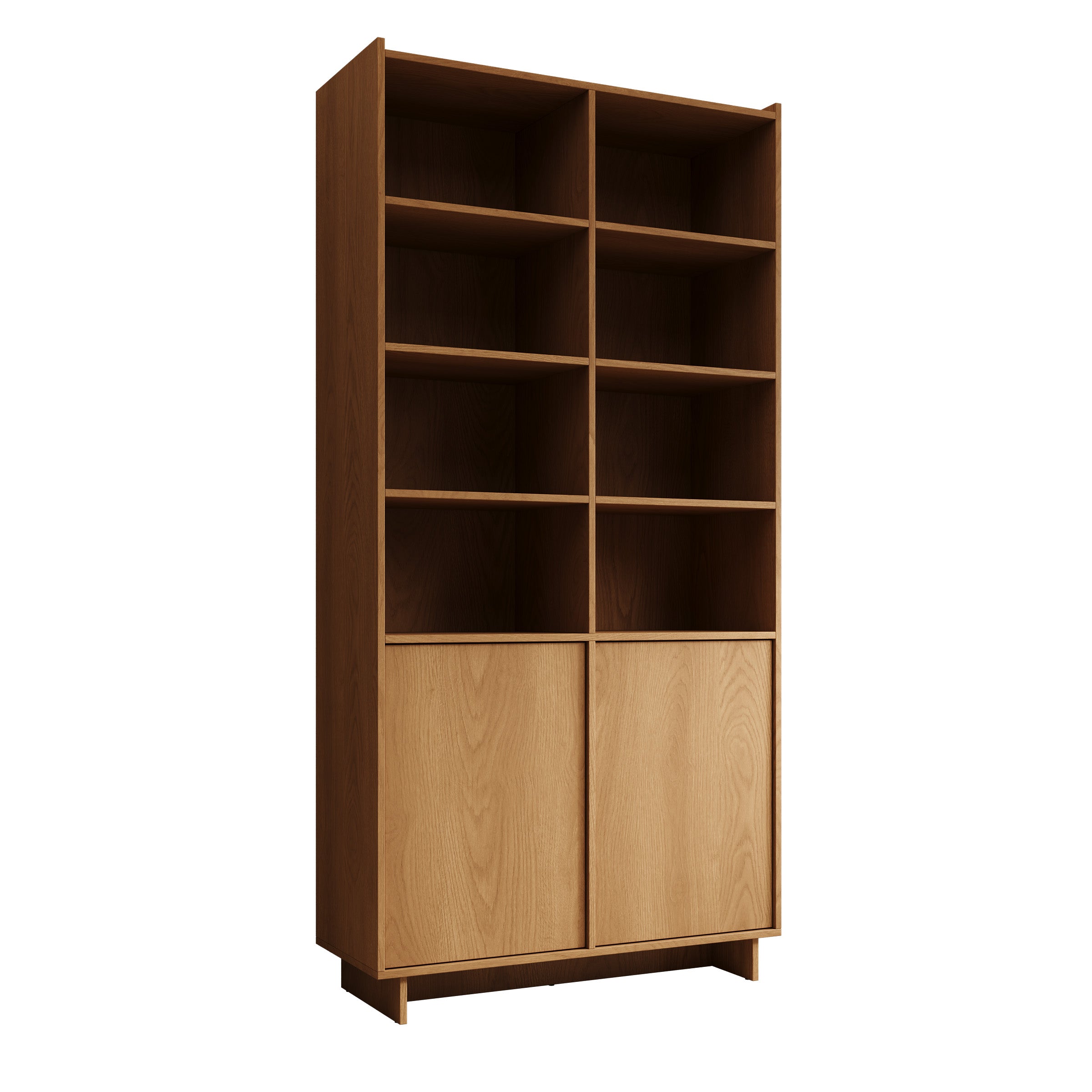 Yarrow - Boekenkast - Eikenpatroon - 98x39x201 cm