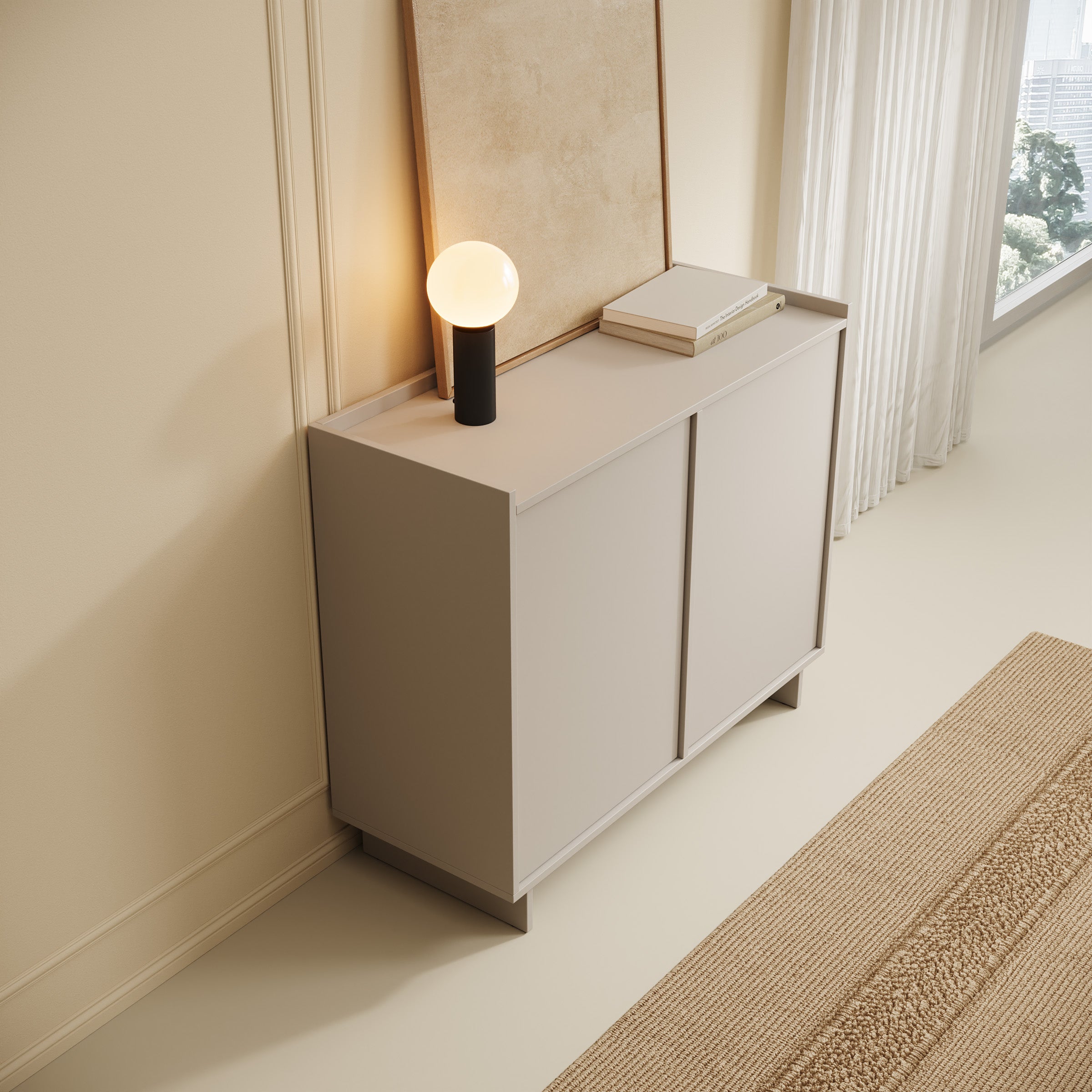 Yarrow - Dressoir - Beige - 98x39x82 cm