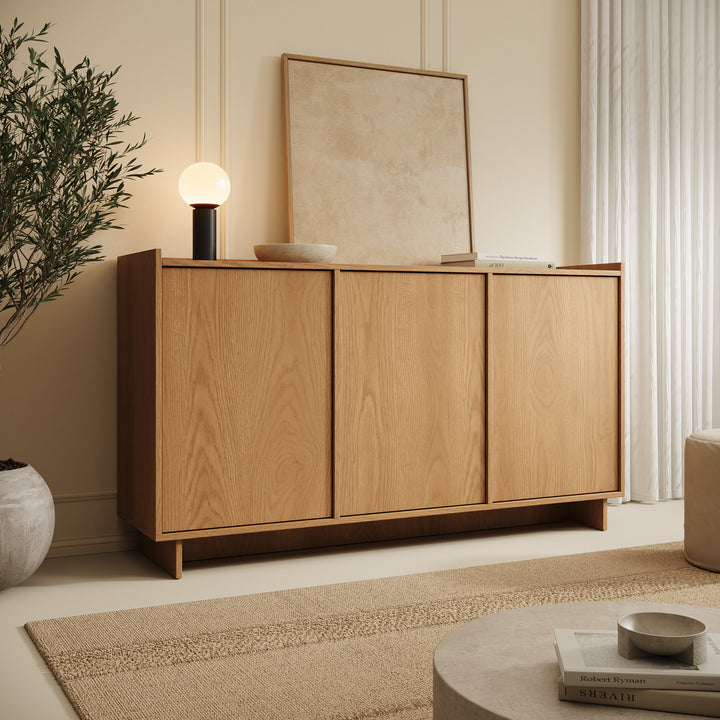 Yarrow - Dressoir - Eikenpatroon - 147x39x82 cm