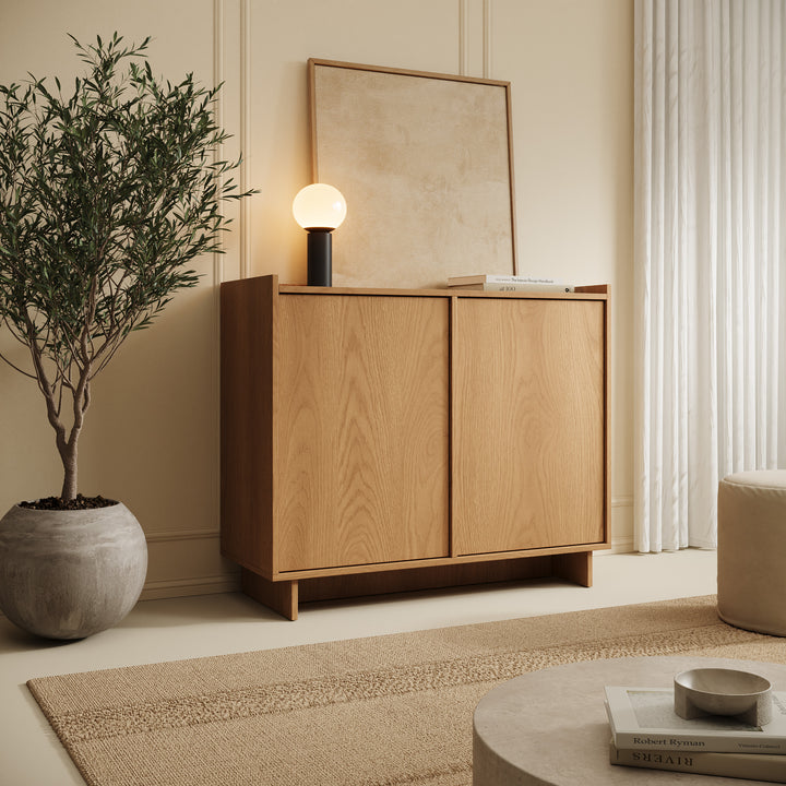 Yarrow - Dressoir - Eikenpatroon - 98x39x82 cm