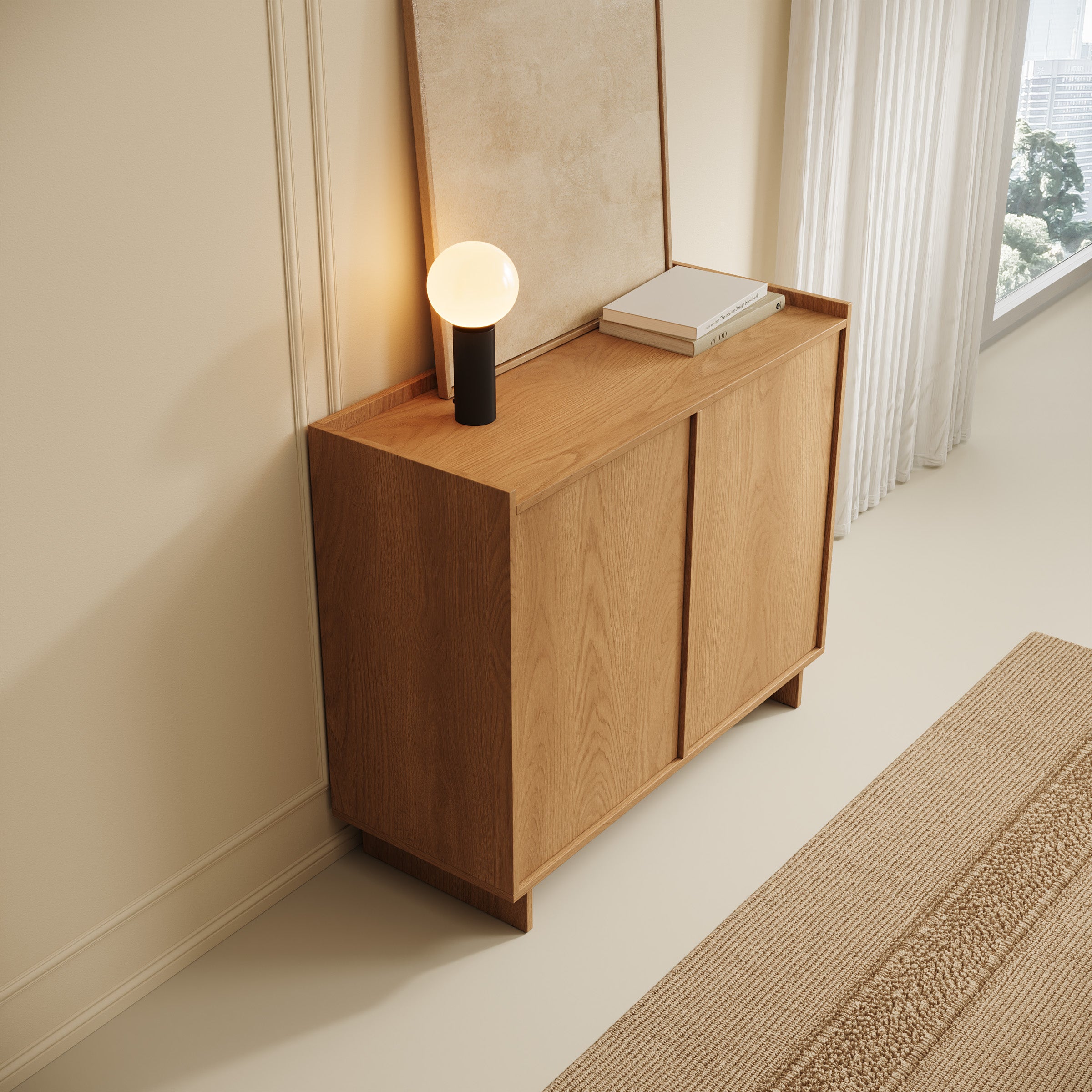 Yarrow - Dressoir - Eikenpatroon - 98x39x82 cm