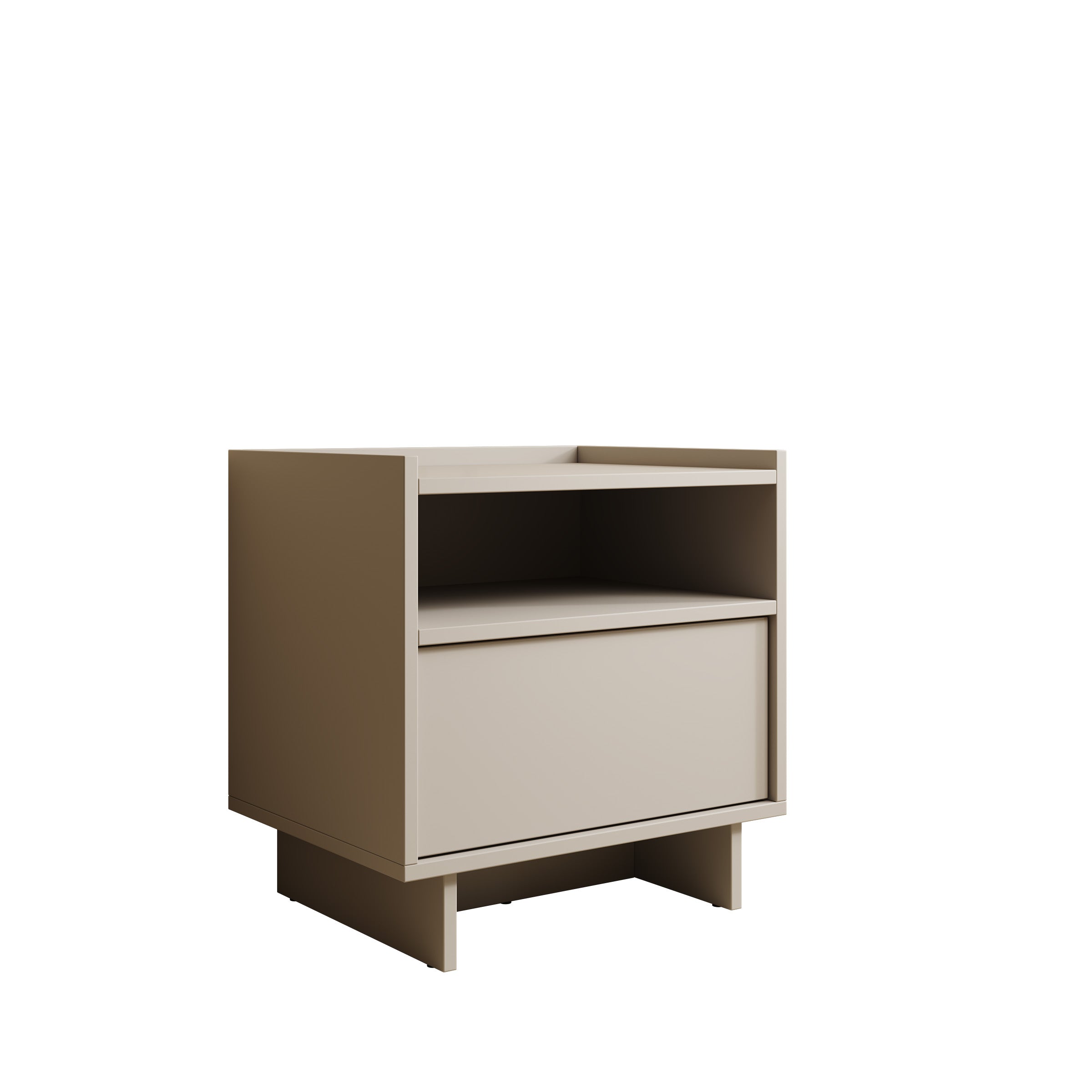 Yarrow - Nachtkastje - Beige - 50x39x51 cm