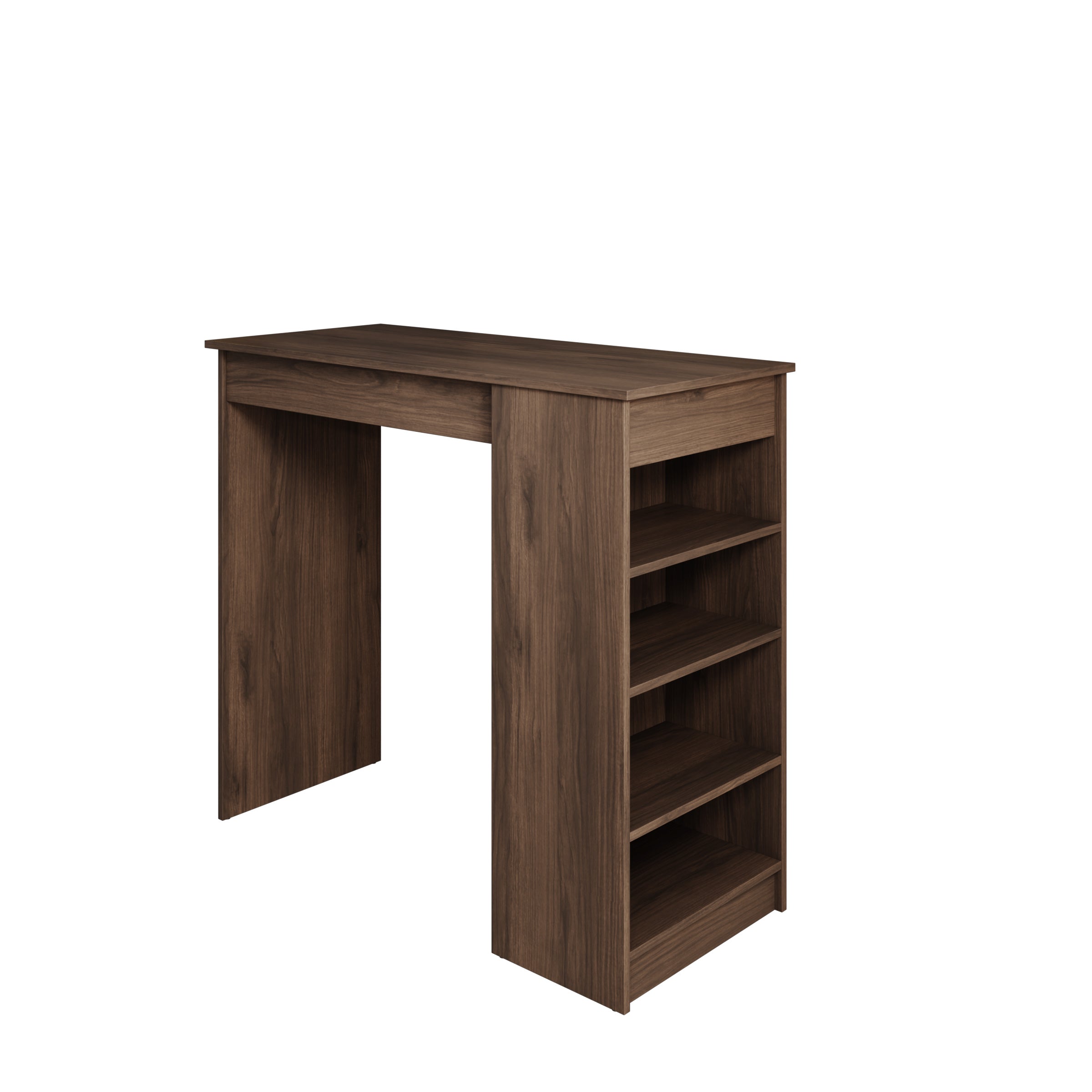 Zorevia - Bartafel - Walnootpatroon - 115x50x102 cm
