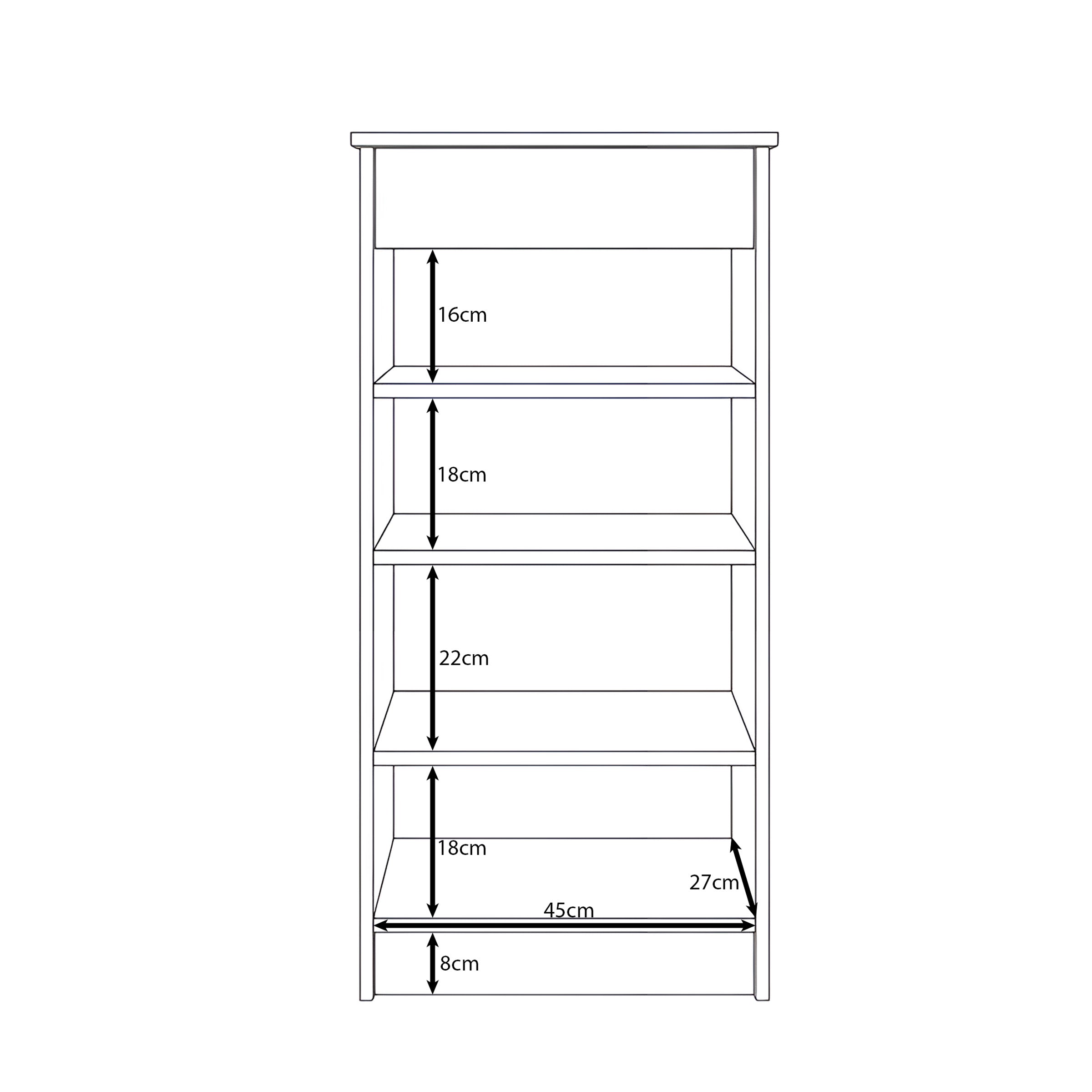 Zorevia - Bartafel - Zwart - 115x50x102 cm