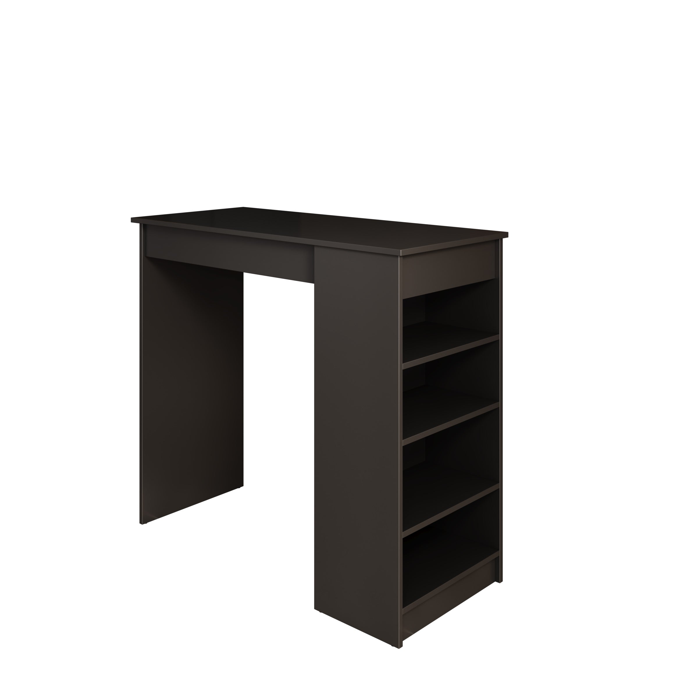 Zorevia - Bartafel - Zwart - 115x50x102 cm