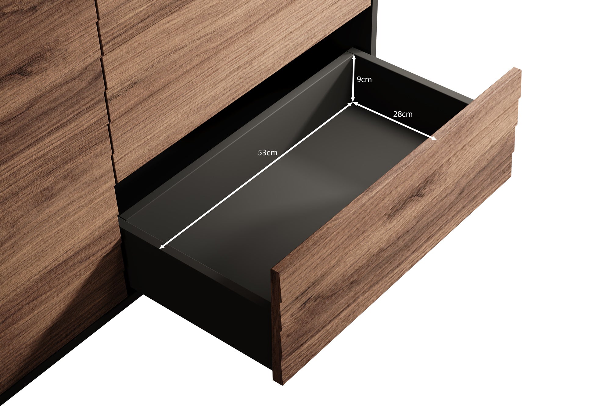 Cordoba - Dressoir - Eiken - 120x40x81 cm