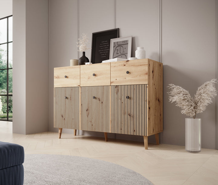 Bali - Dressoir - Eiken - 135x40x95 cm