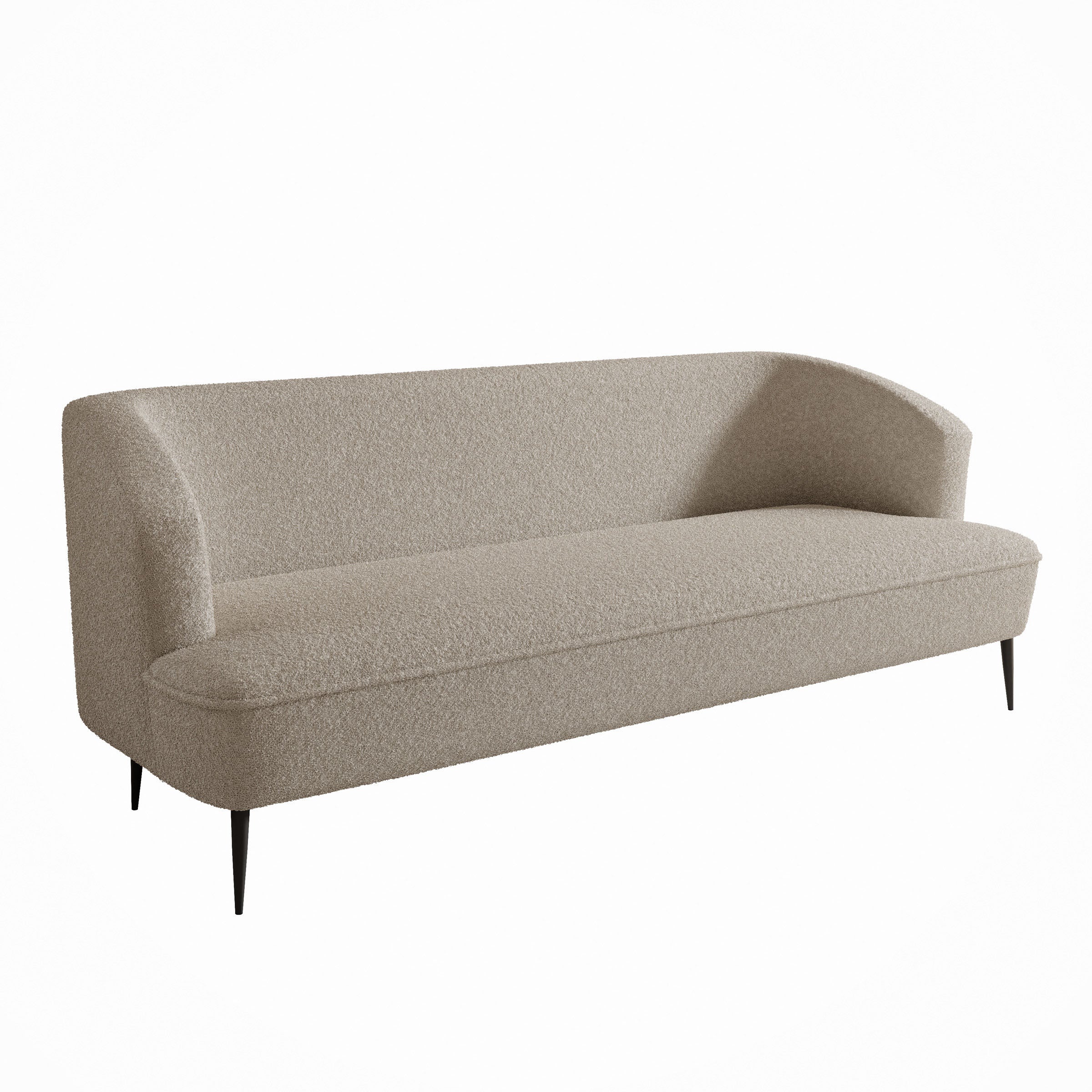 Caracas - 3-zitsbank - Teddystof beige