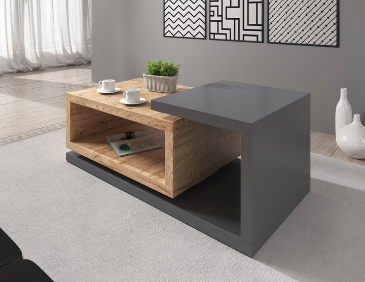 Bello - Salontafel - Eiken/antraciet