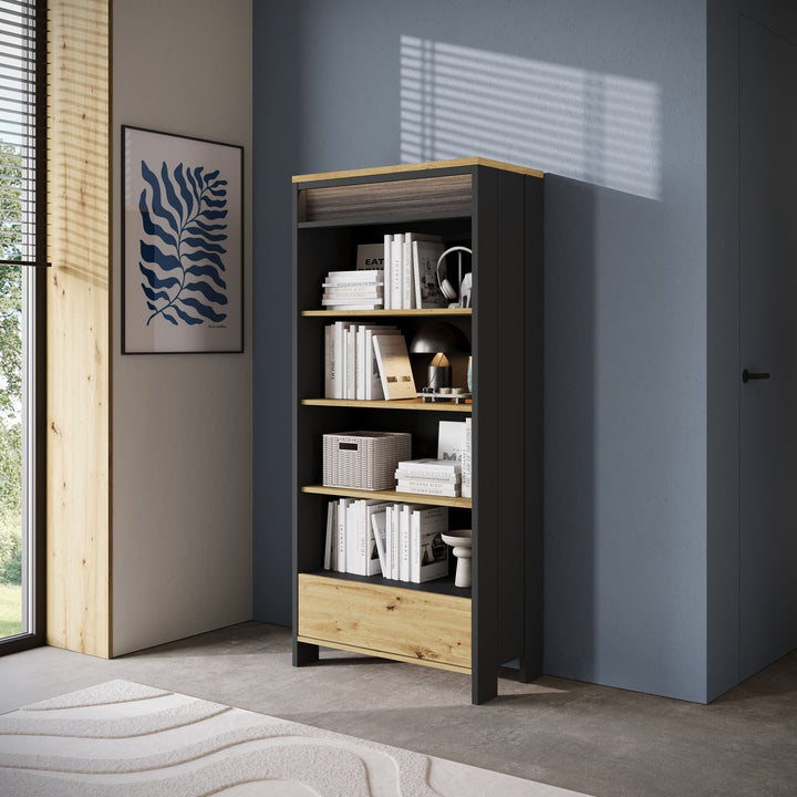 Stratosphere - Boekenkast - Eiken - 72x38x161 cm
