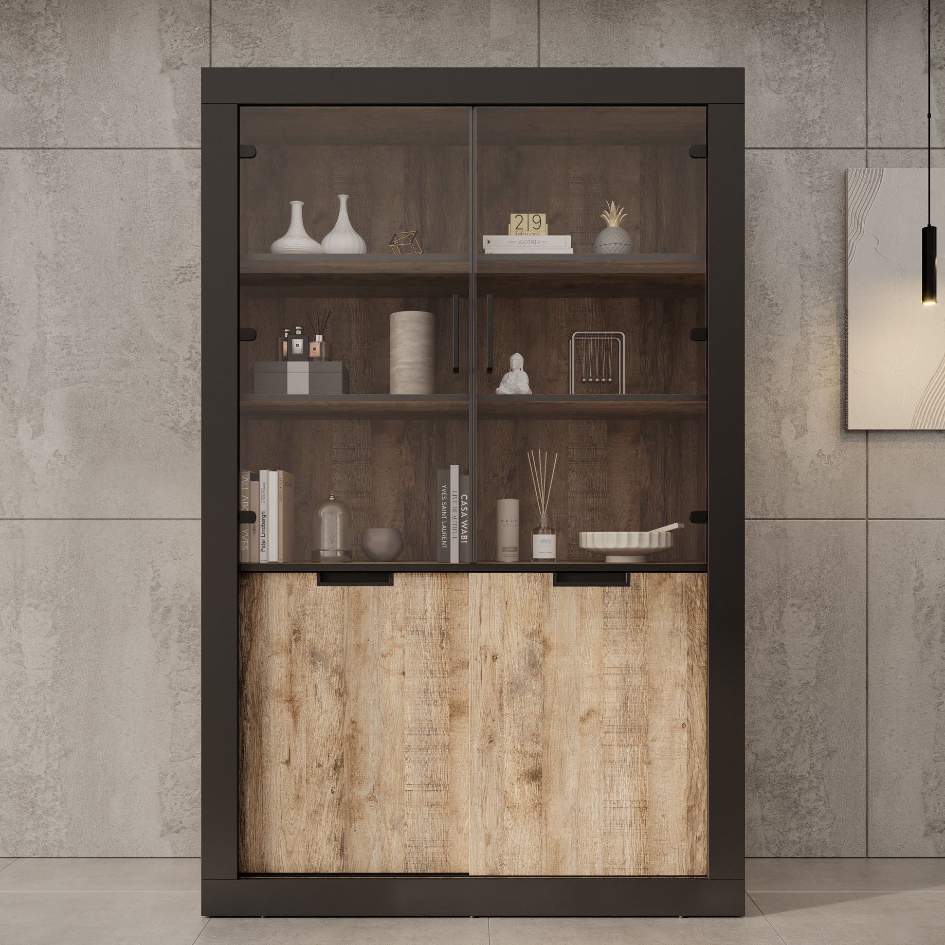 Trinidad - Buffetkast - Eiken - 120x45x187 cm