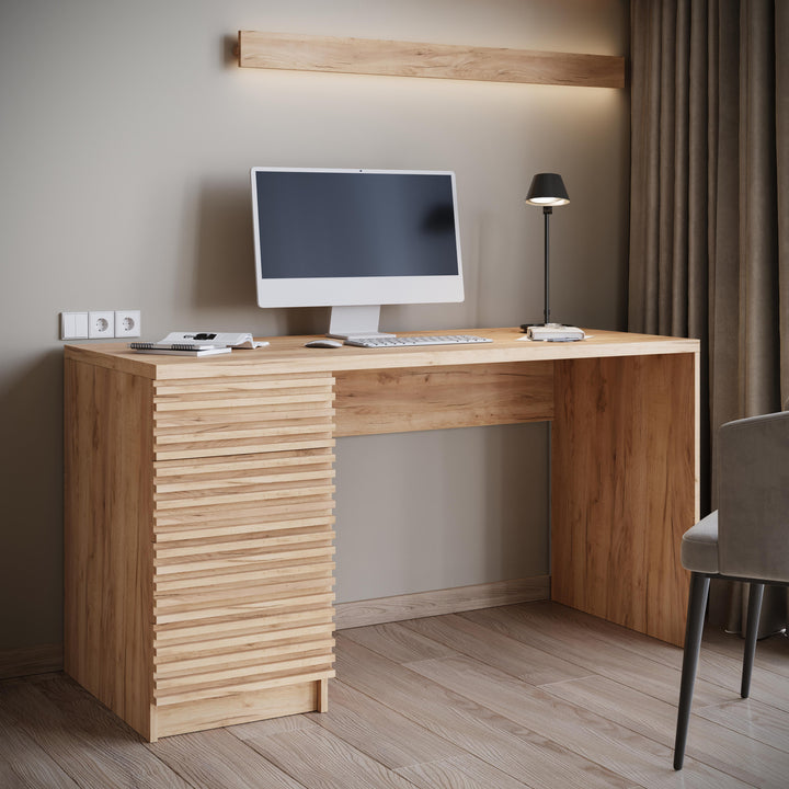 Bergamo - Bureau - Eiken - 140x60 cm