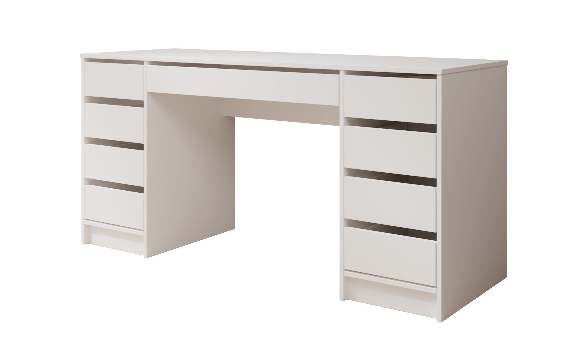 Avio 2 - Bureau - Wit - 154x55 cm