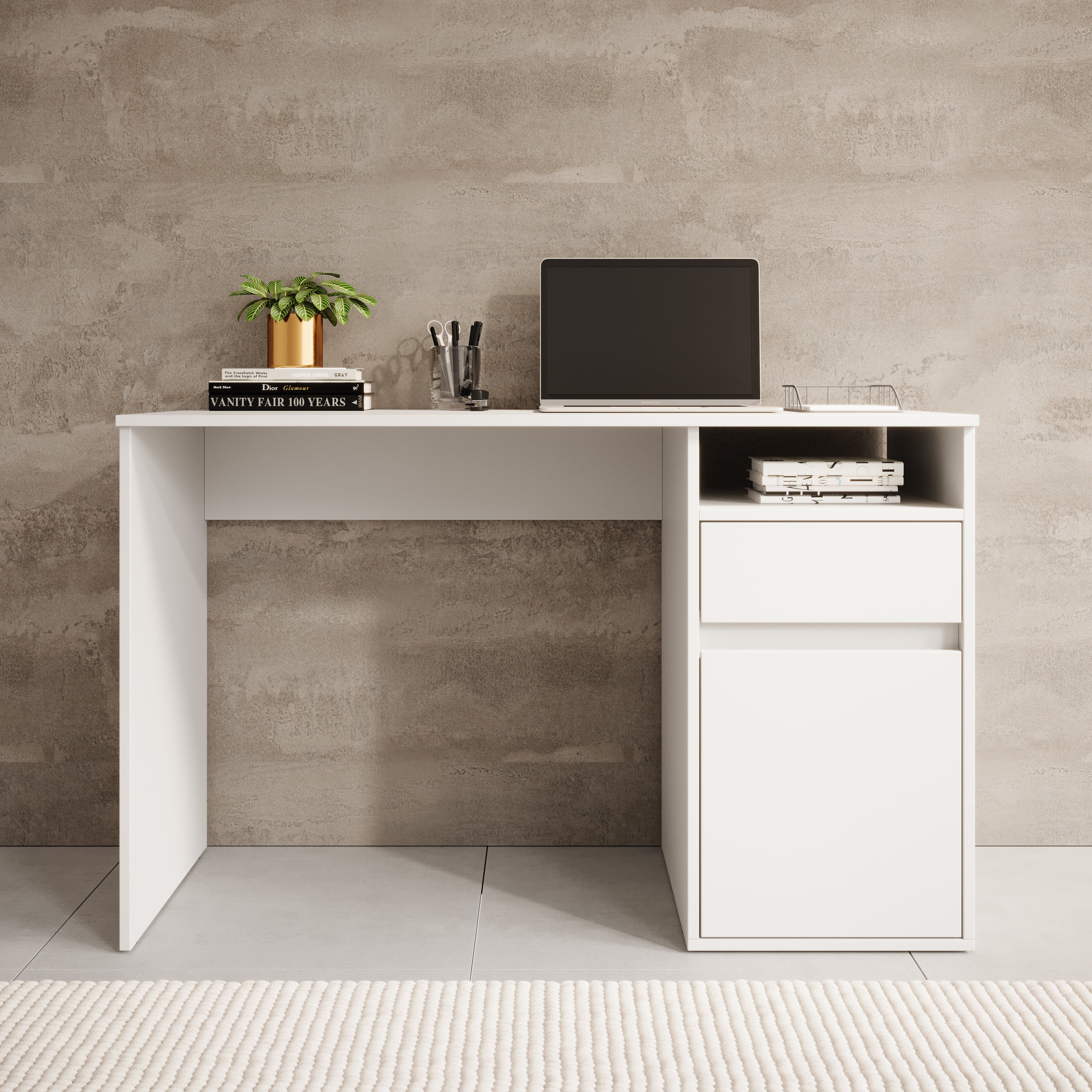 Babot 1 - Bureau - Wit - 120x54 cm